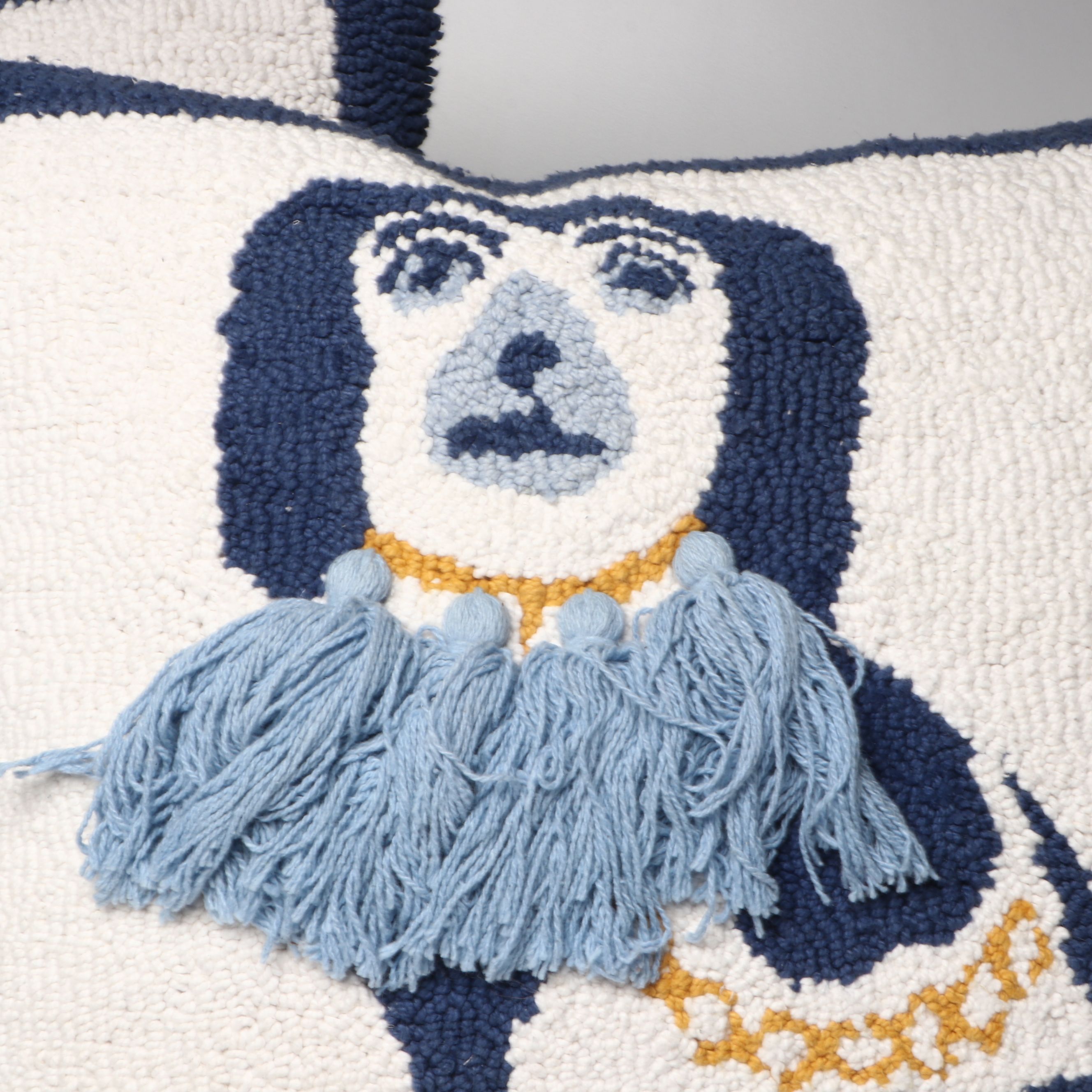 Two's Company "Staffordshire" Throw Pillows with Staffordshire Style Spaniels