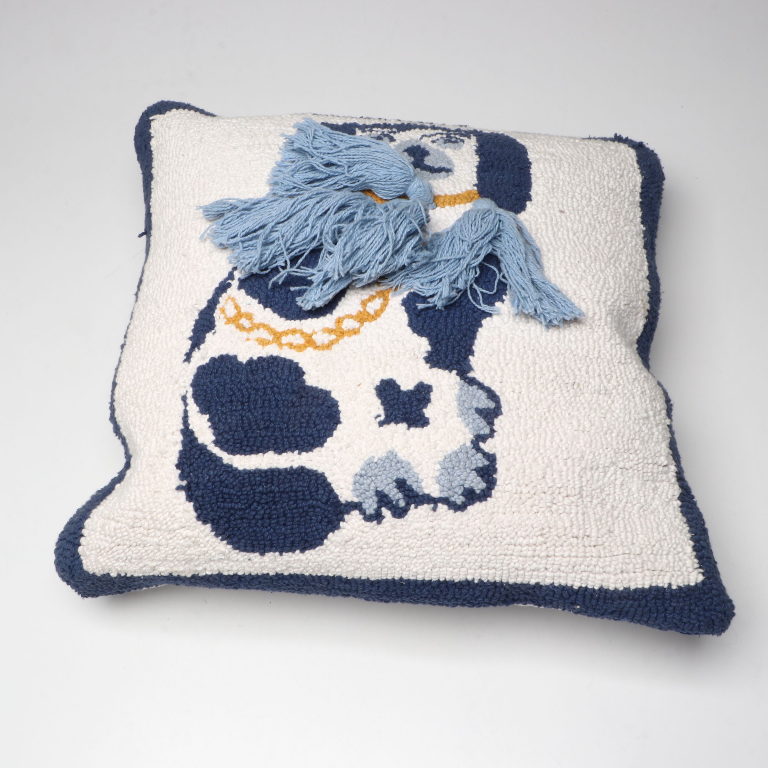 Two's Company "Staffordshire" Throw Pillows with Staffordshire Style Spaniels