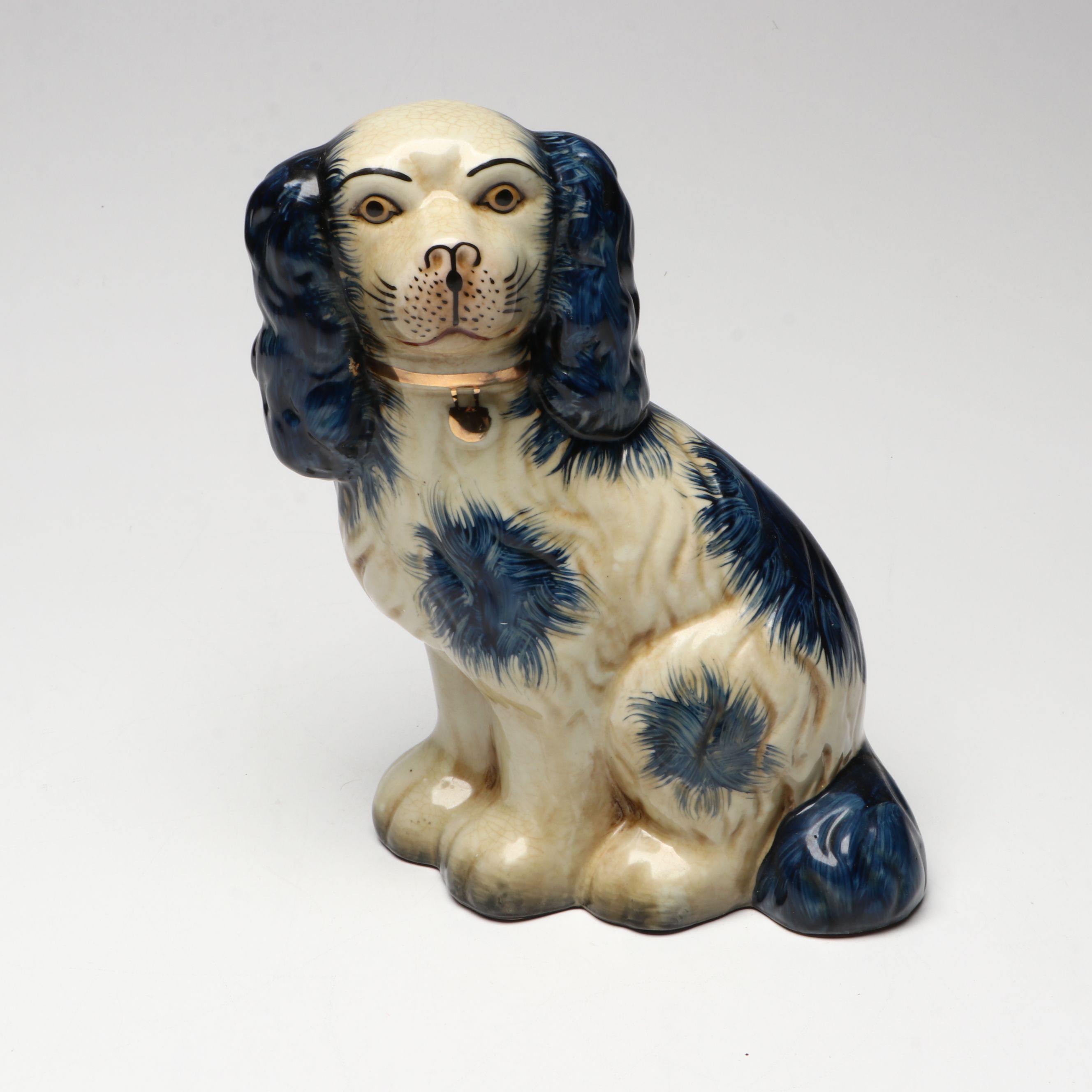 Two's Company "Staffordshire" Throw Pillows with Staffordshire Style Spaniels