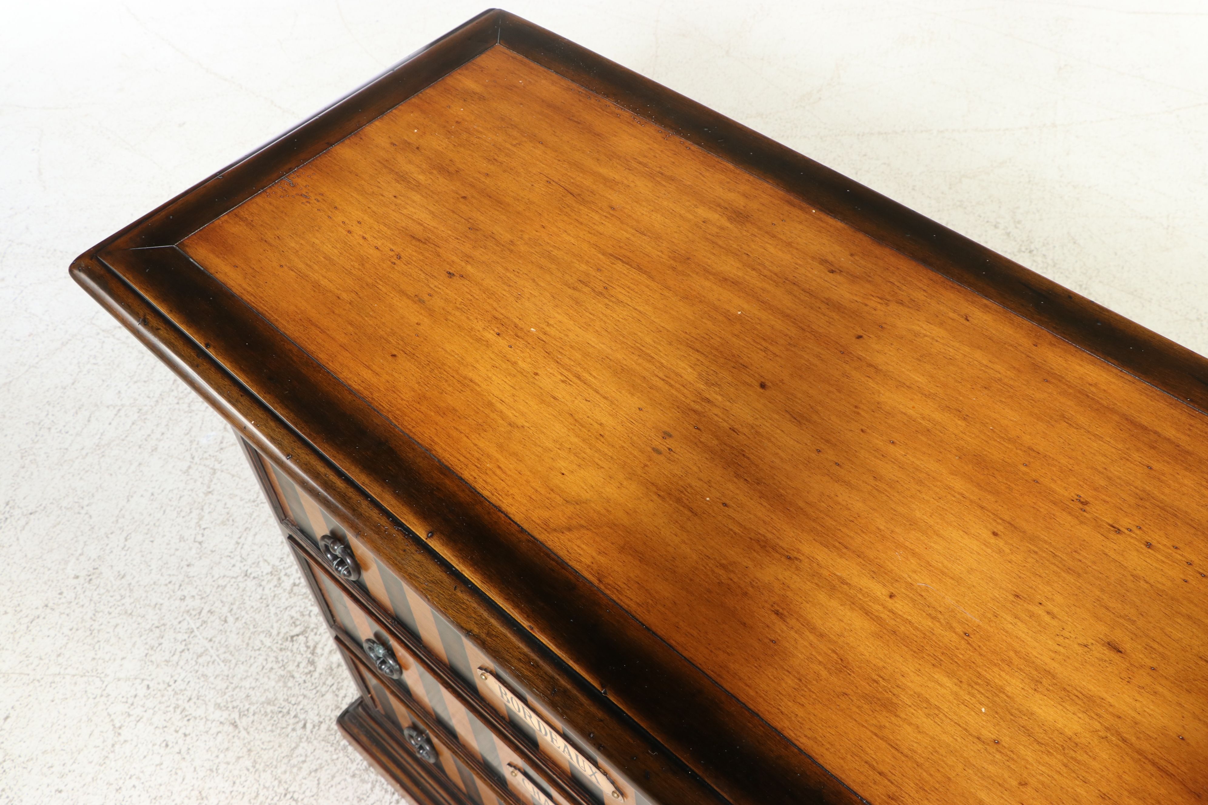 Theodore Alexander "Wine Region" Inlaid Chest of Drawers, 21st Century