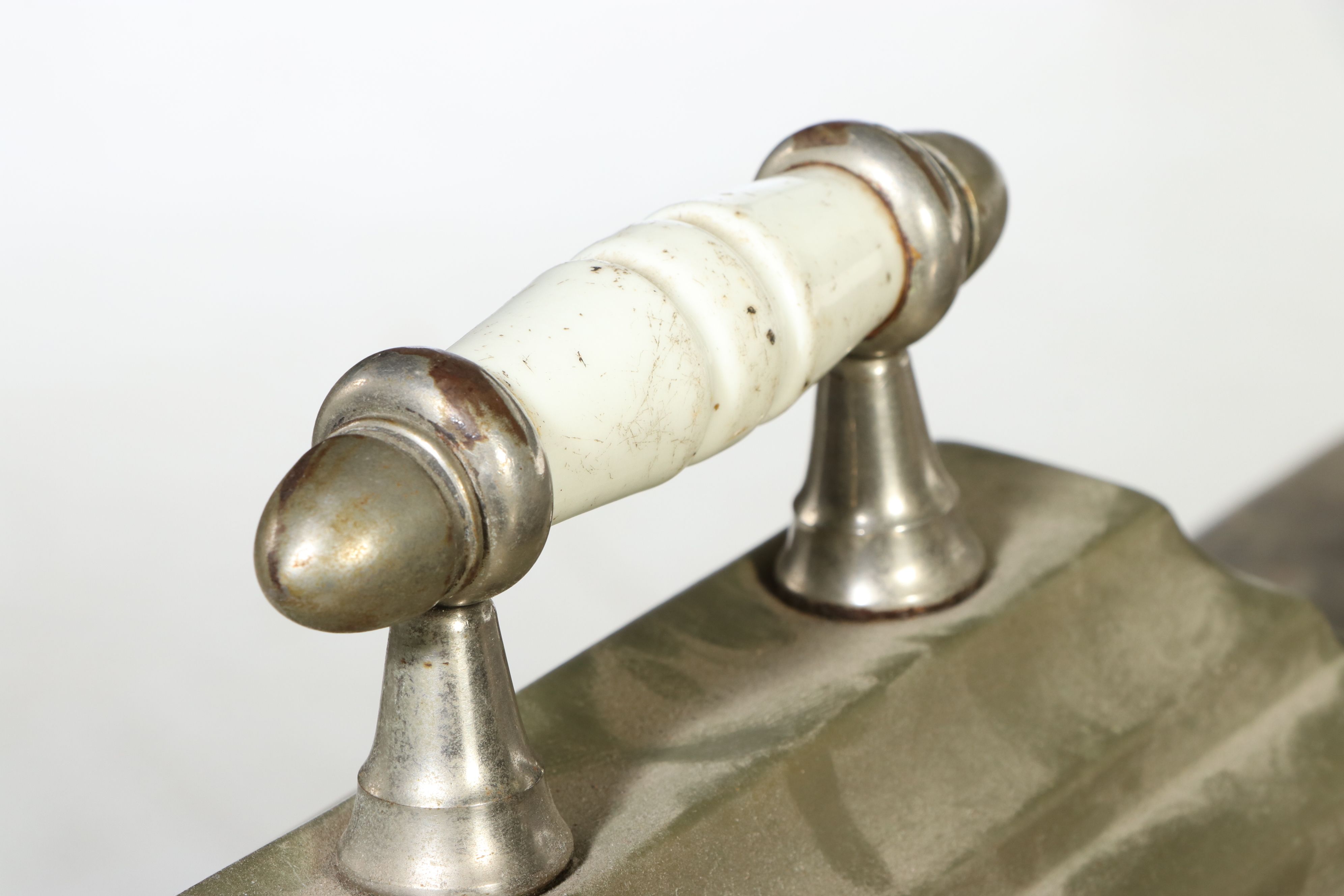 Ornate Enameled Cast Iron and Brass Cookstove, Late 19th Century