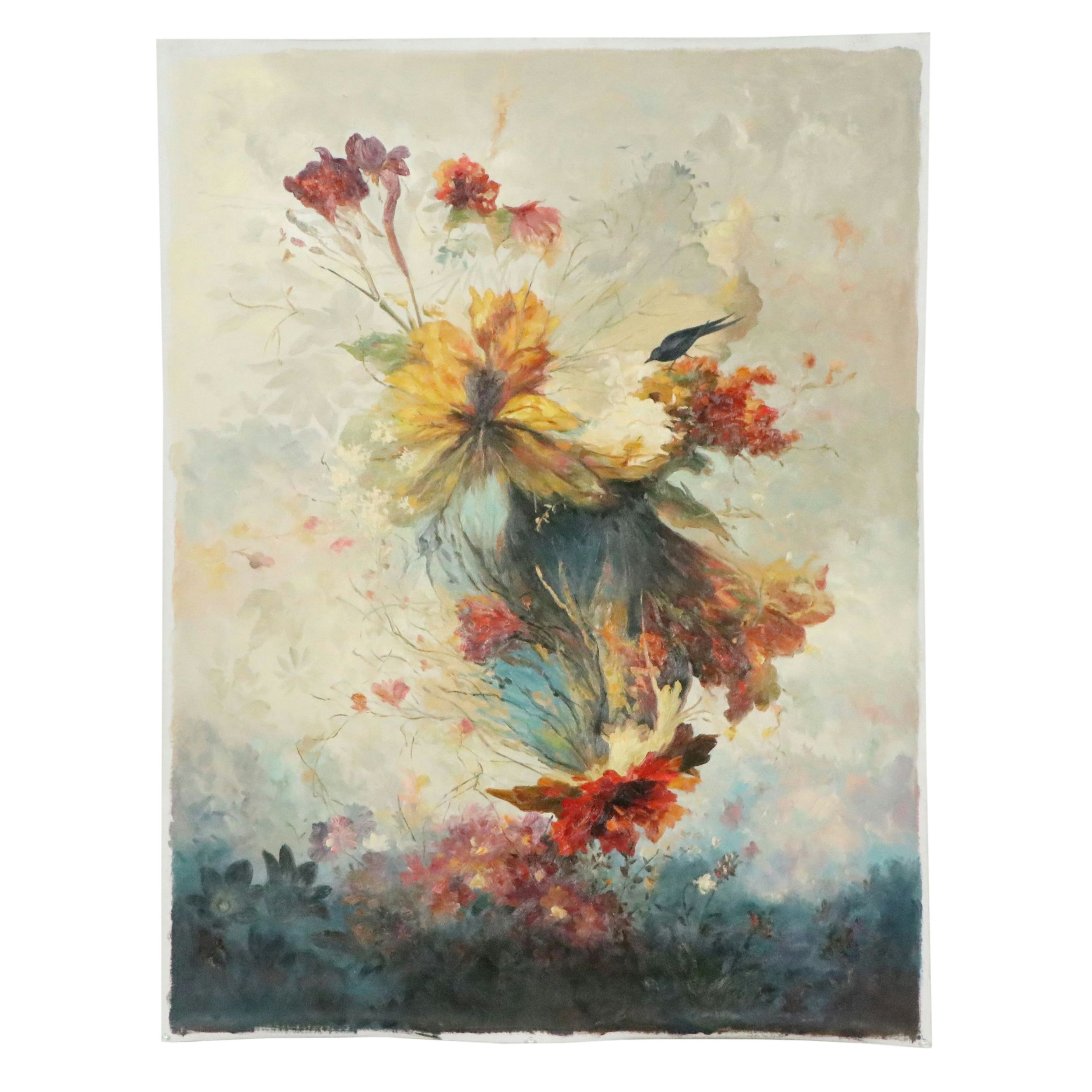 Dekai Oil Painting "Nest Builder," Circa 2026