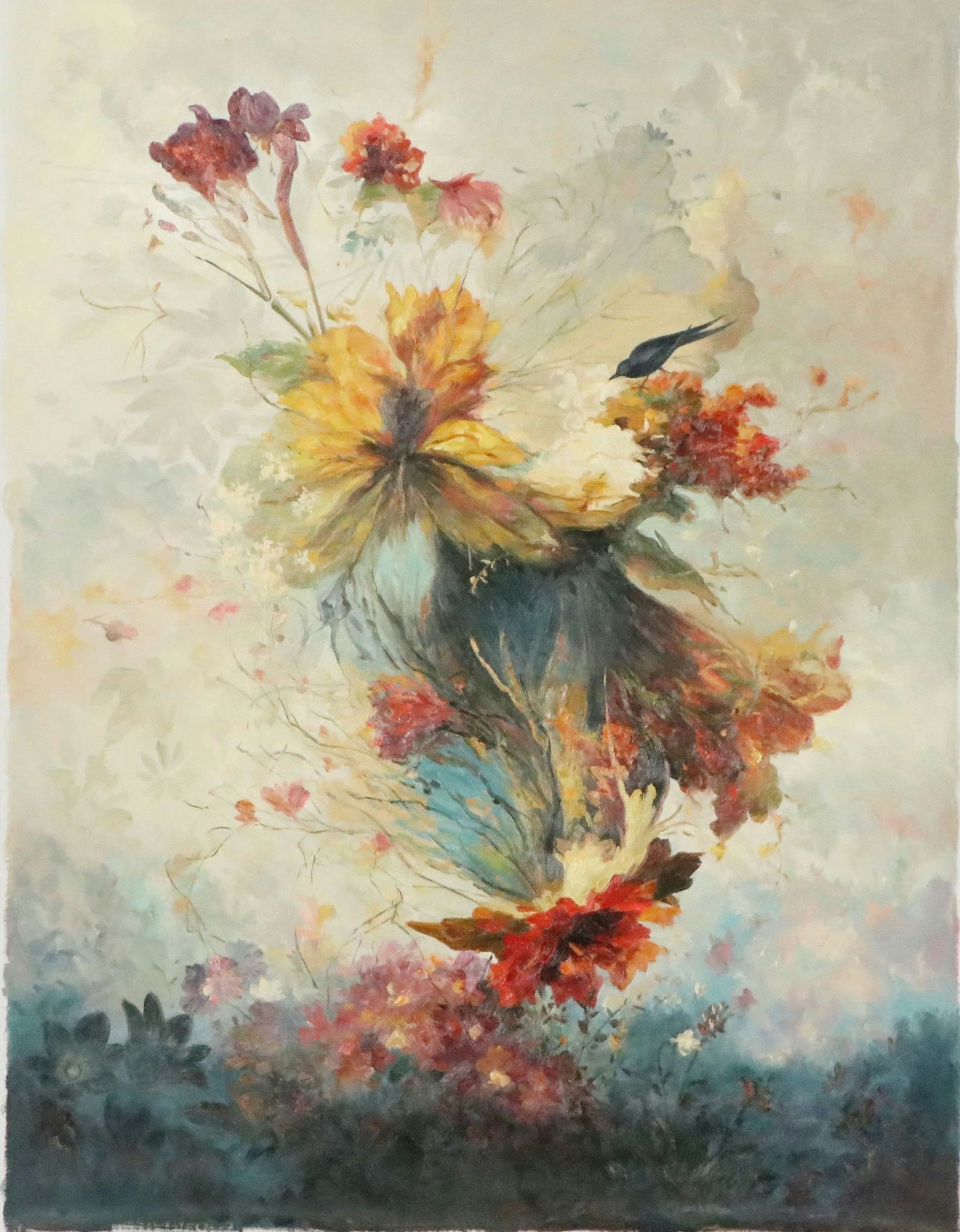 Dekai Oil Painting "Nest Builder," Circa 2026