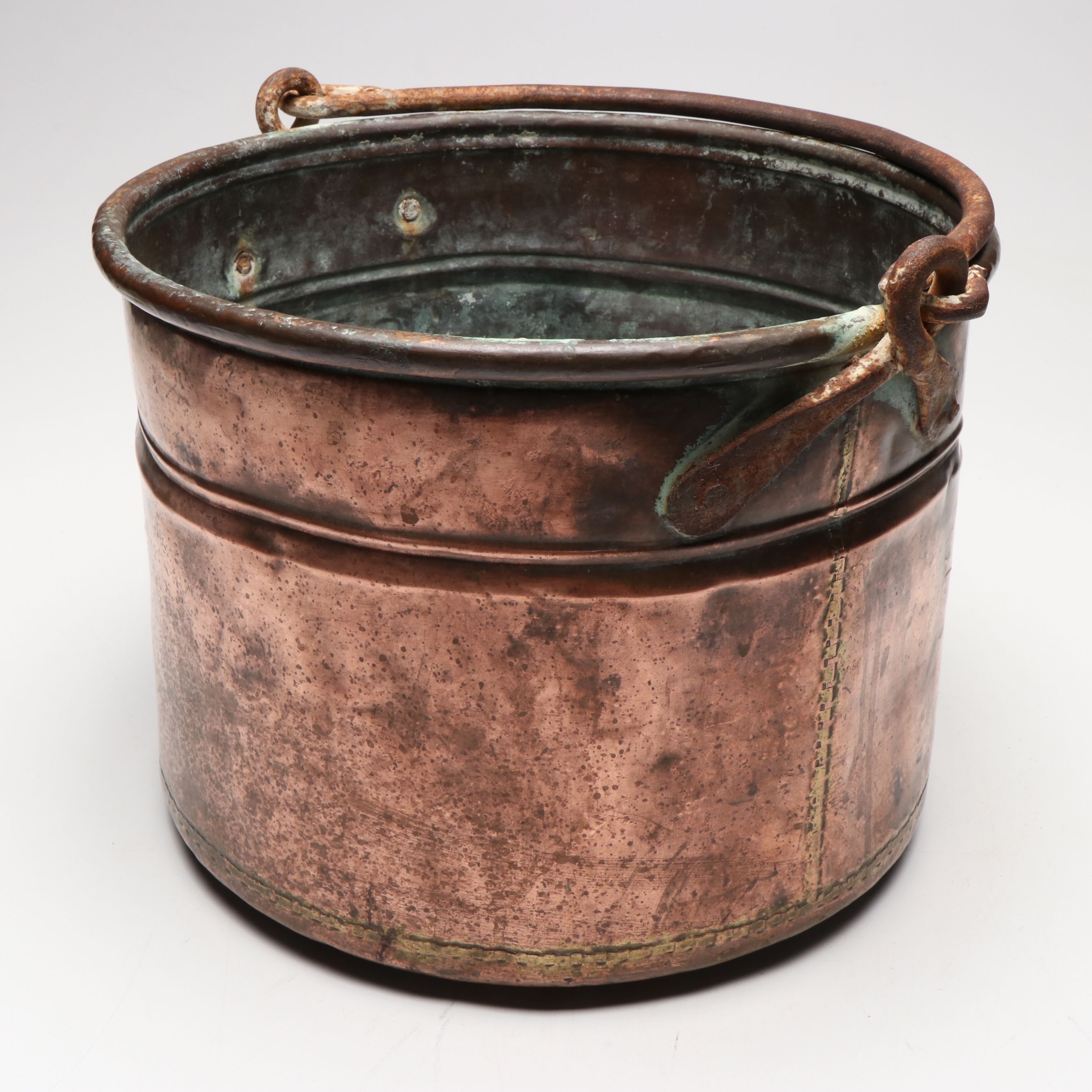 Rustic Copper Bucket