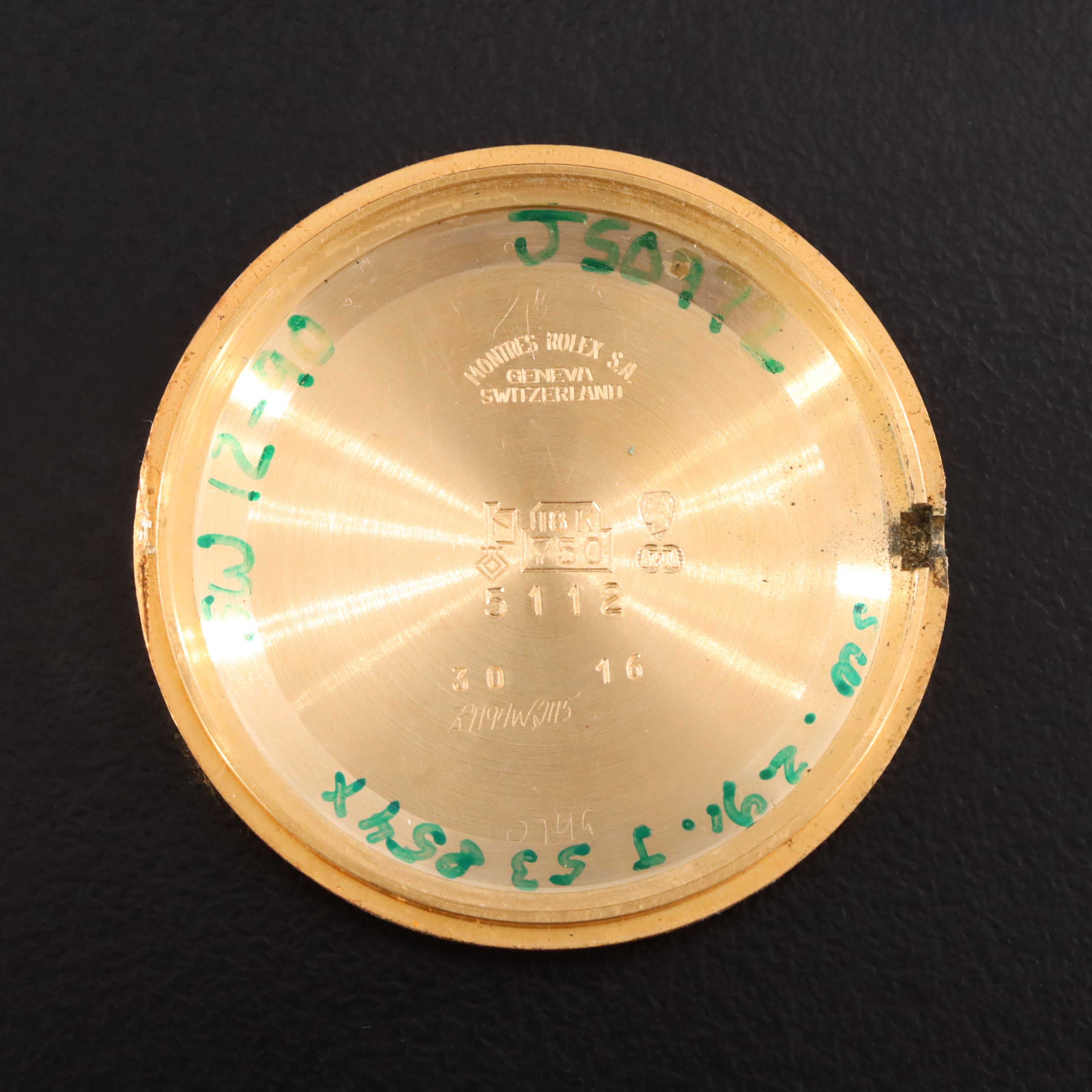 1987 - 1988 Rolex Cellini 18K Stem Wind Watch Ref. 5112