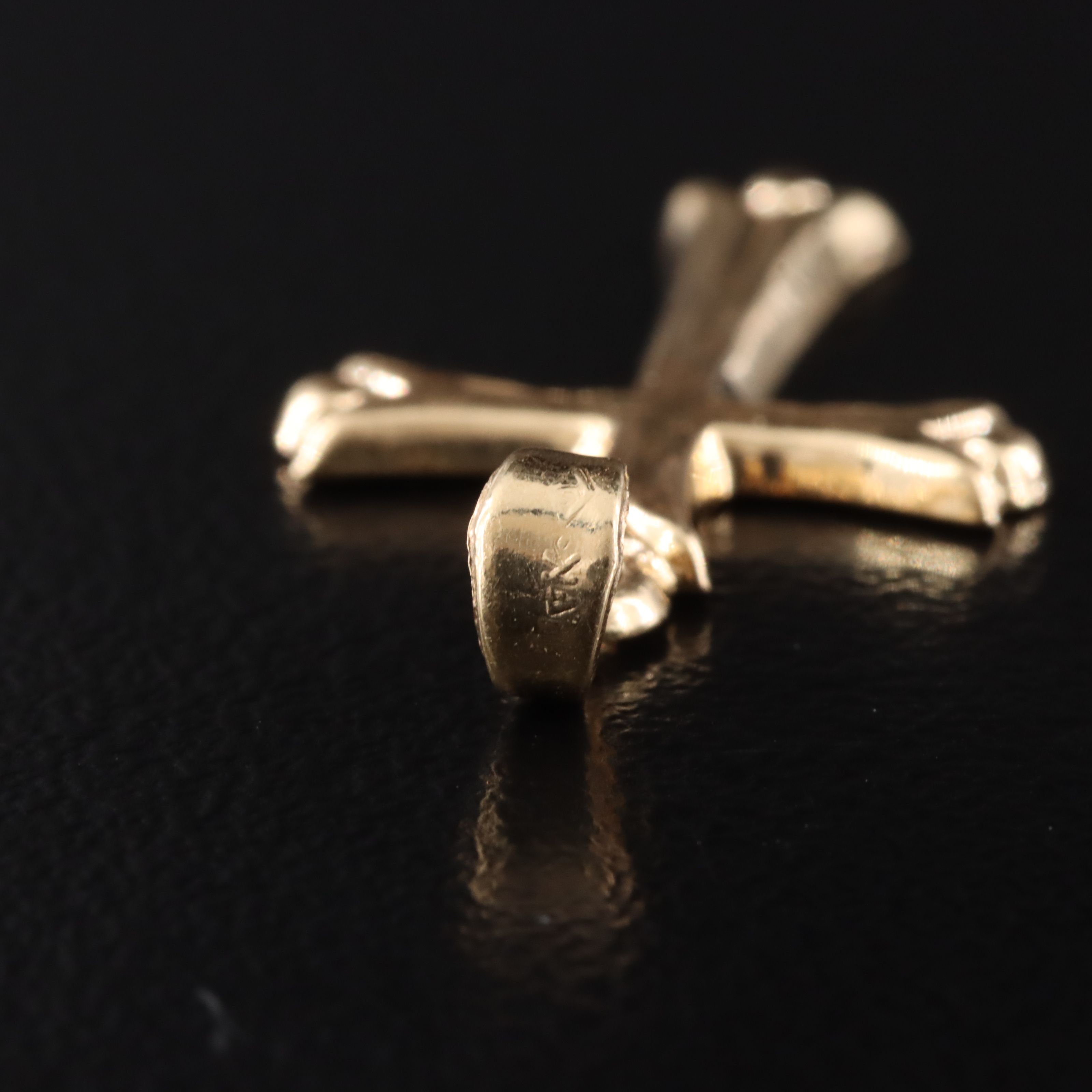 14K Cross Pendant