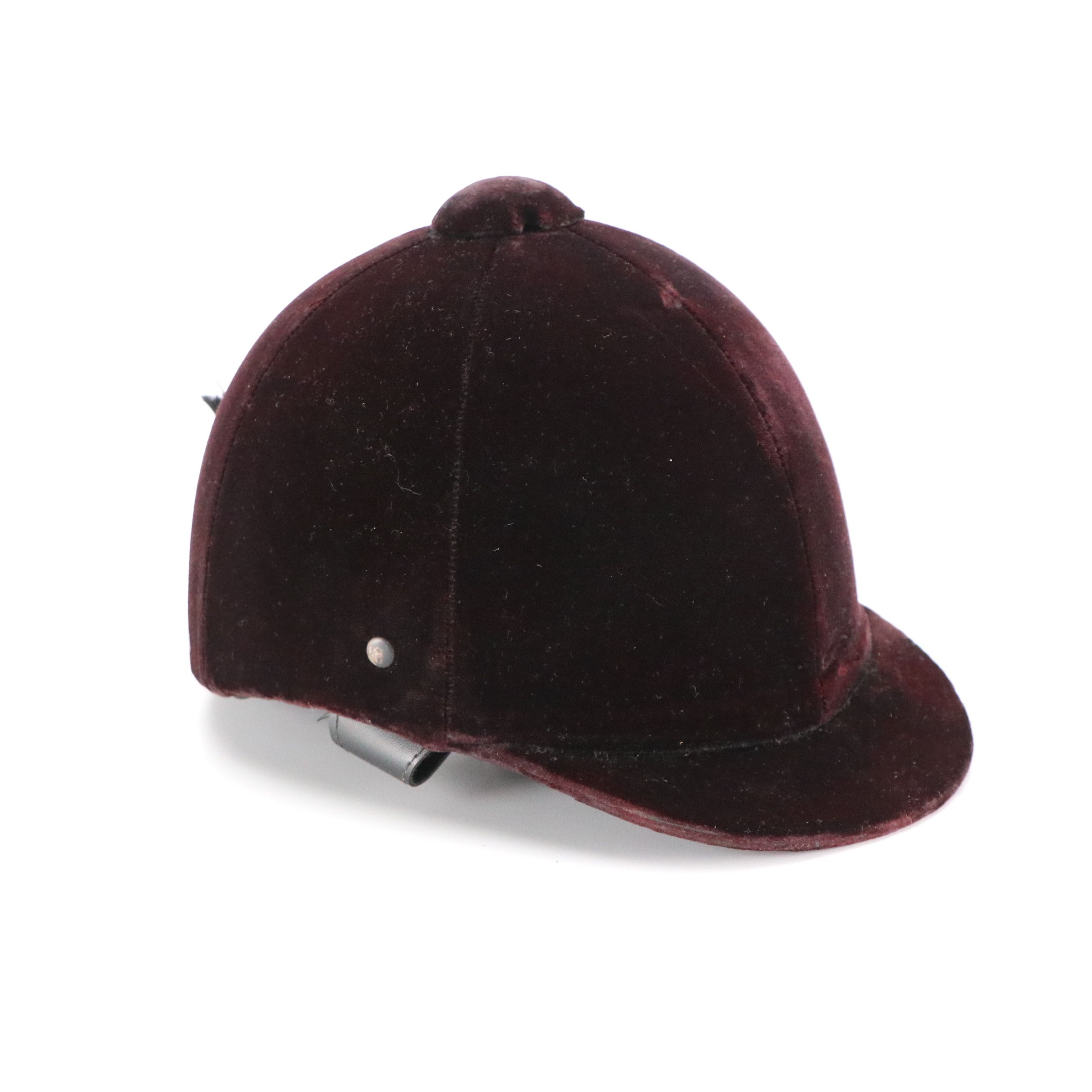 Vintage Velvet Equestrian Riding Hat