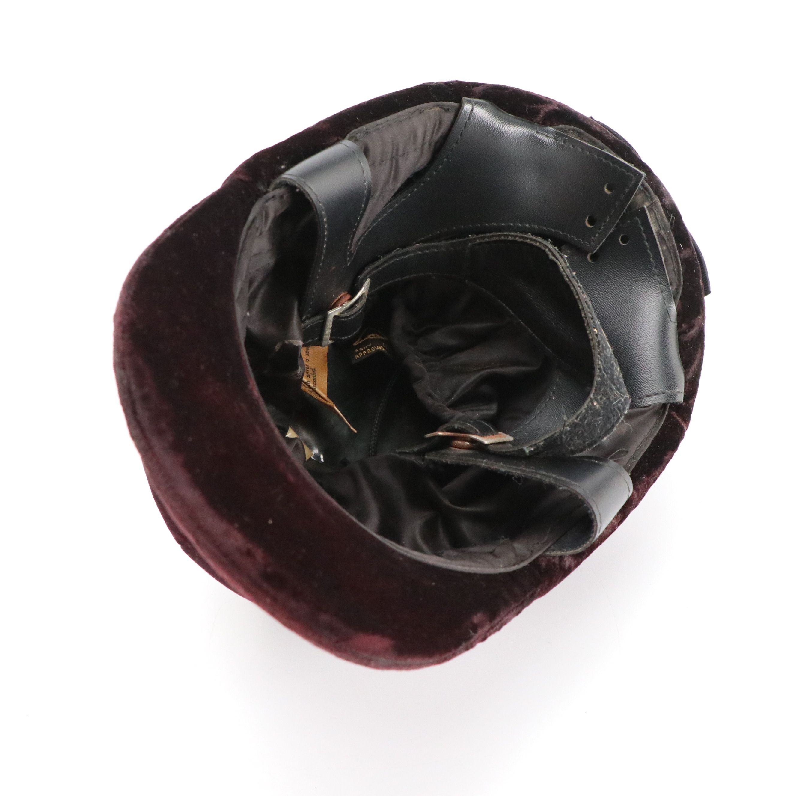 Vintage Velvet Equestrian Riding Hat