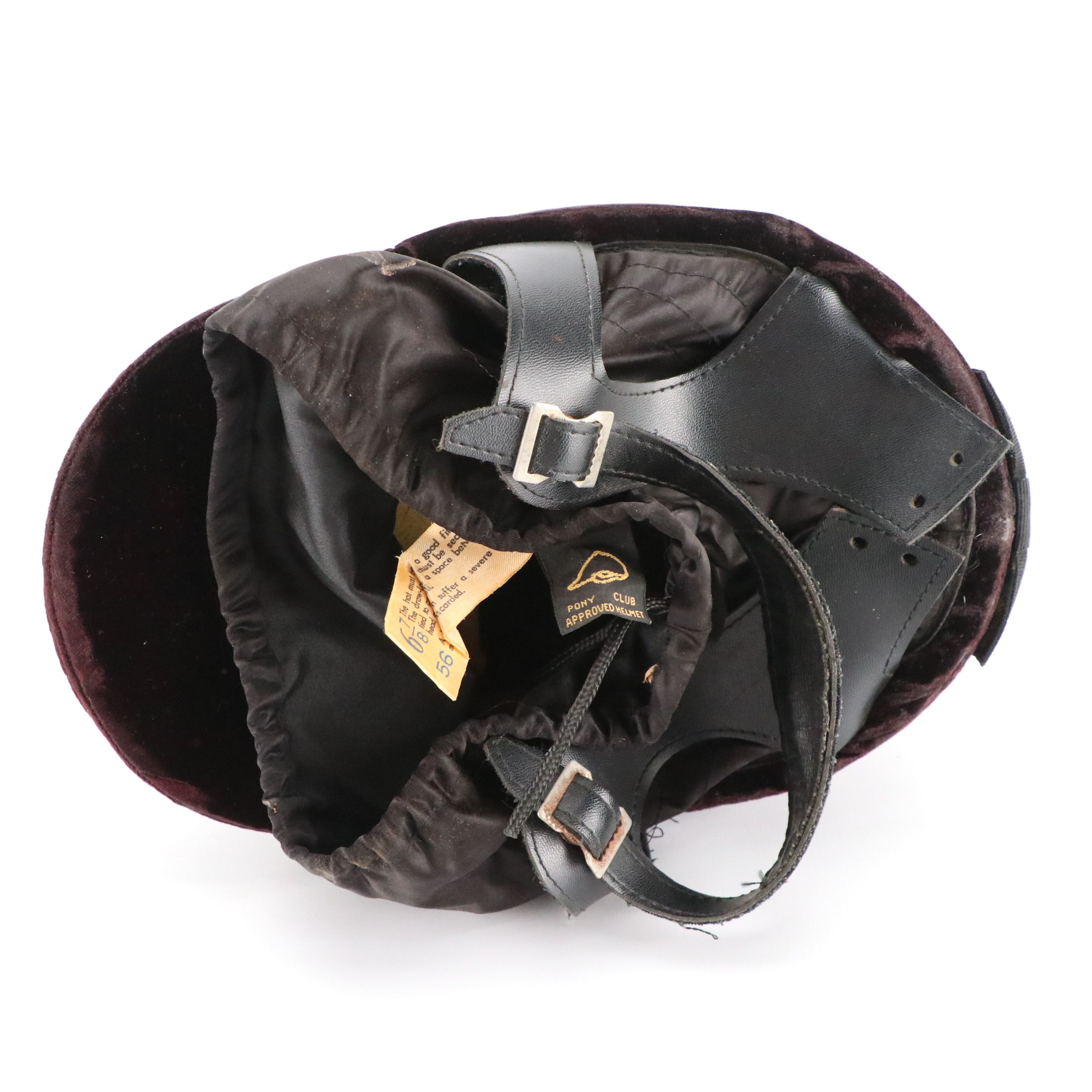 Vintage Velvet Equestrian Riding Hat