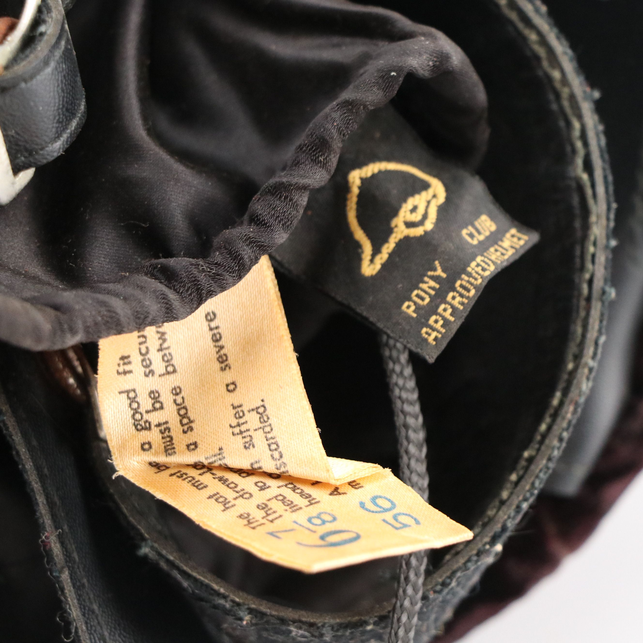 Vintage Velvet Equestrian Riding Hat