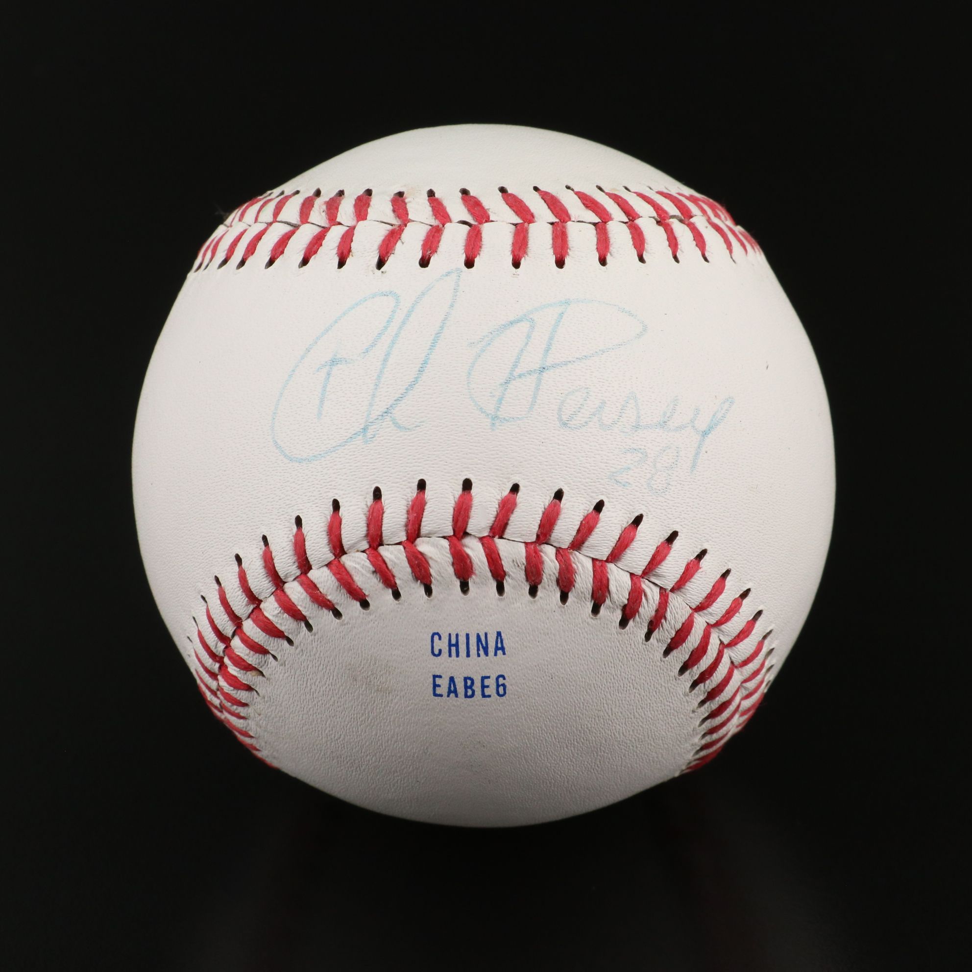 Chris Heisey Signed Rawlings Baseball