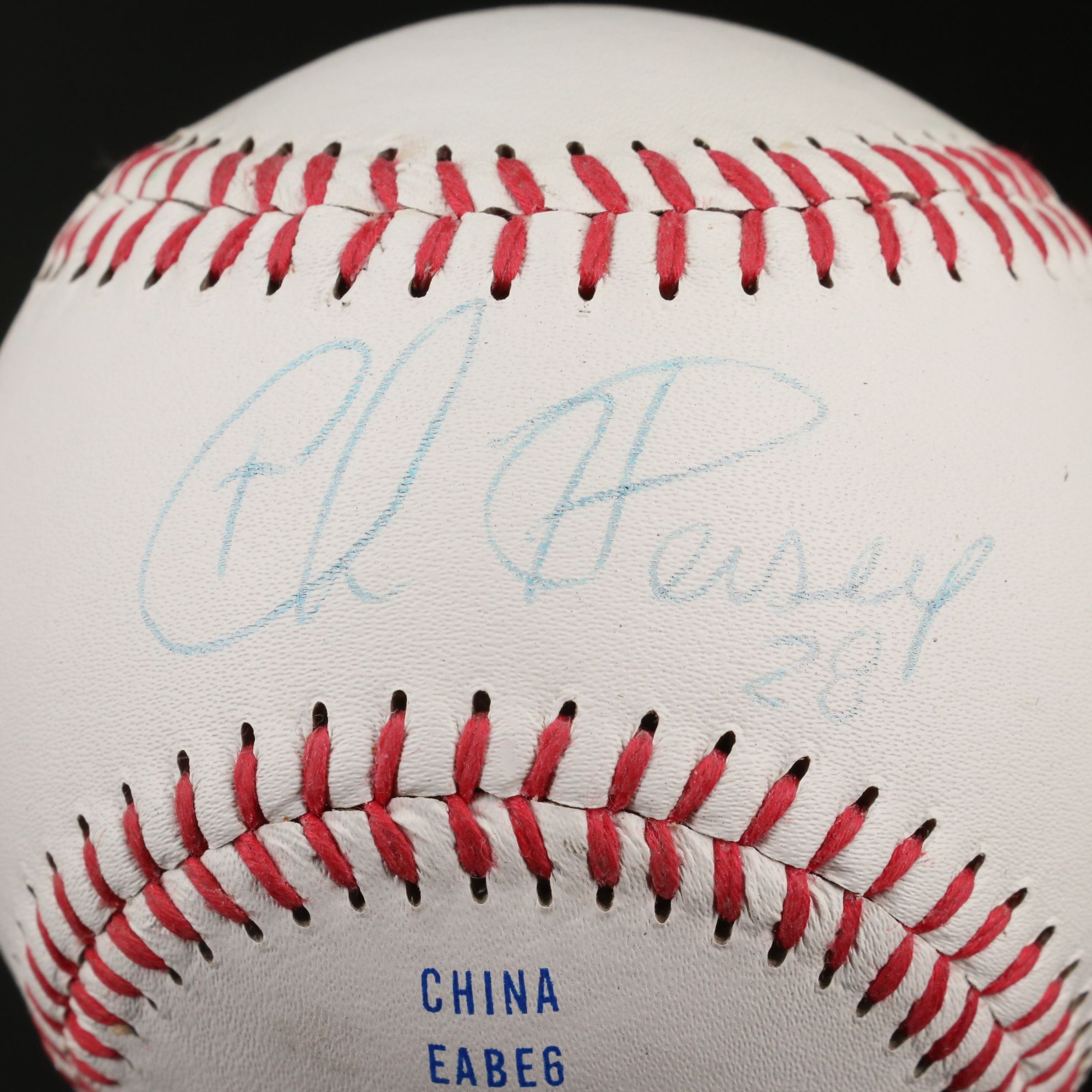Chris Heisey Signed Rawlings Baseball