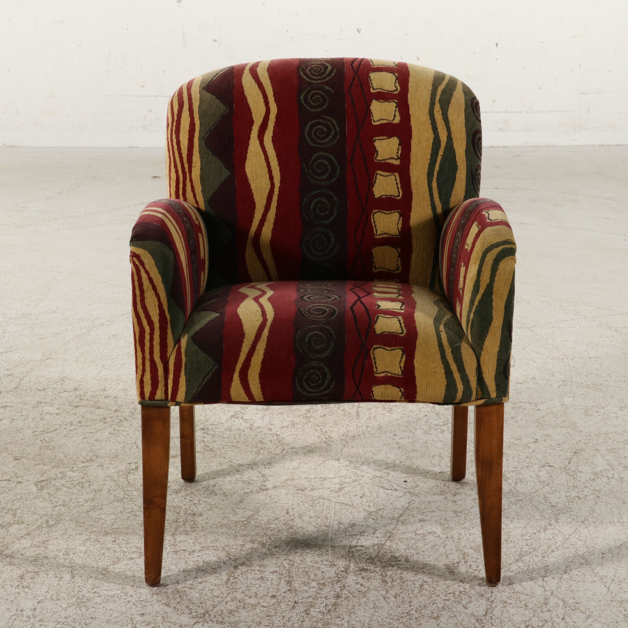 Contemporary Upholstered Armchair, Late 20th to Early 21st Century