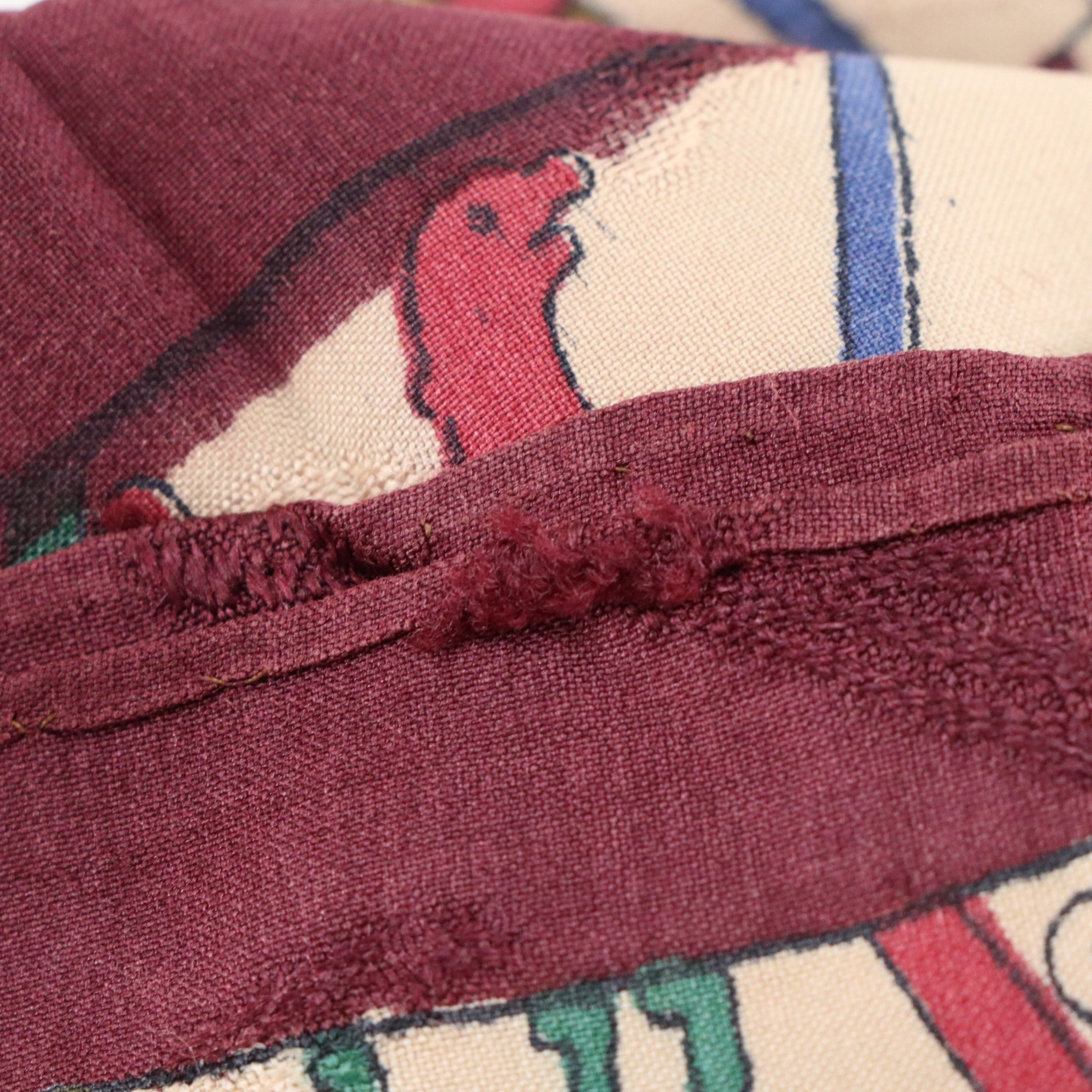 Hermès Early Issue "Tapisserie de Bayeux" Scarf 90 in Silk Jacquard