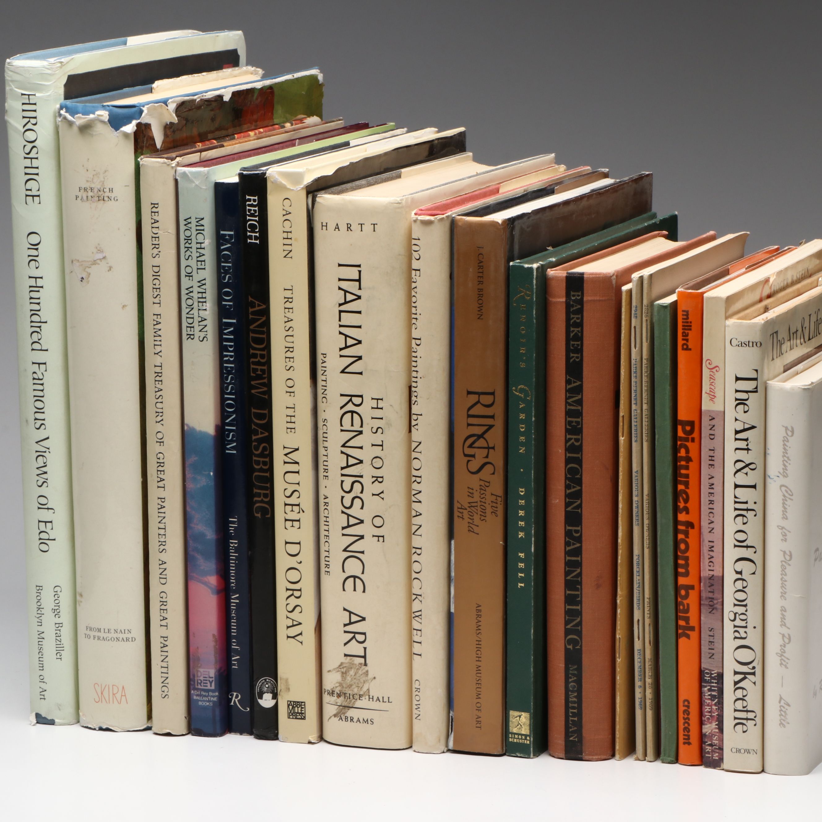 "History of Italian Renaissance Art," "Faces of Impressionism," More Art Books