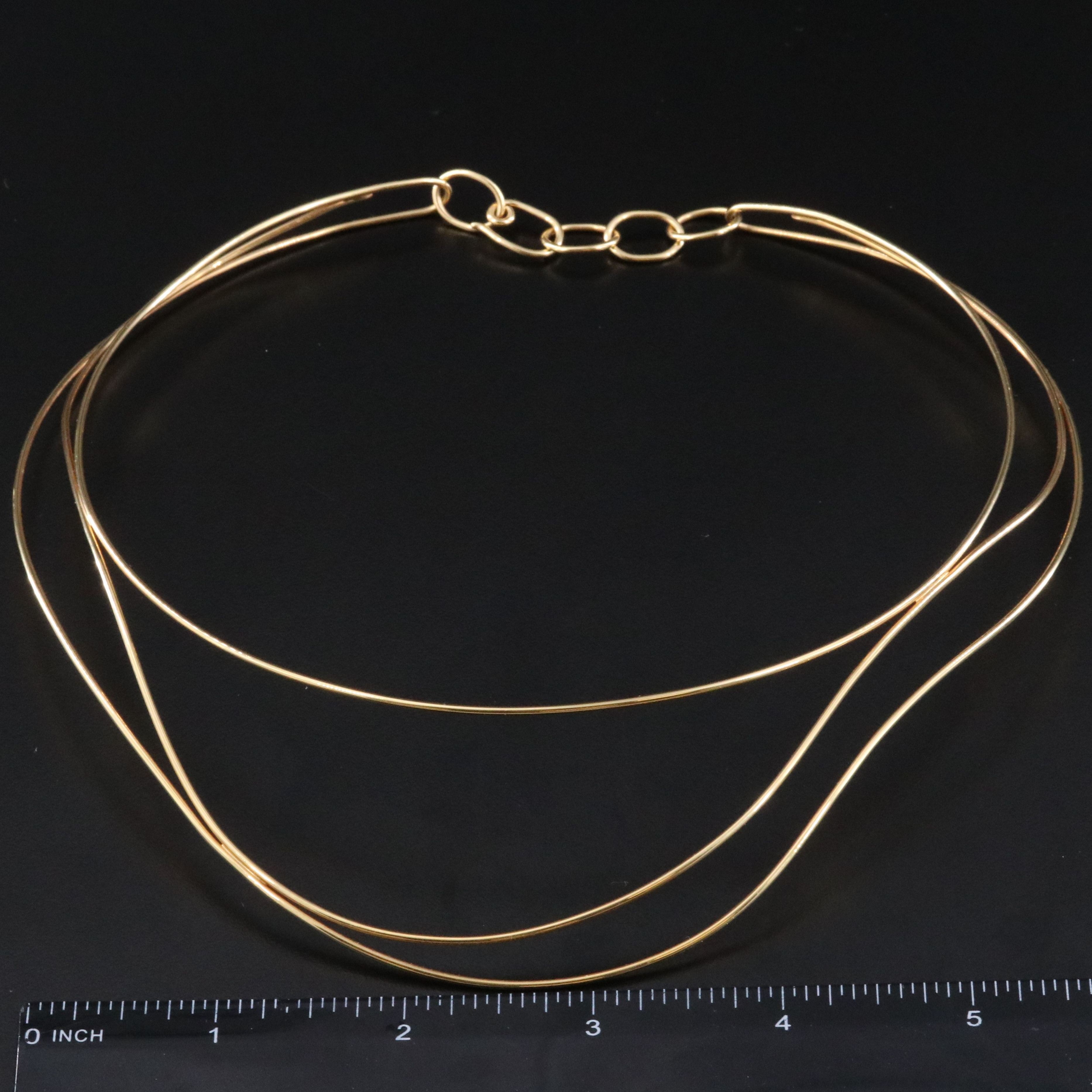 Elsa Peretti for Tiffany & Co. 18K Wave Necklace