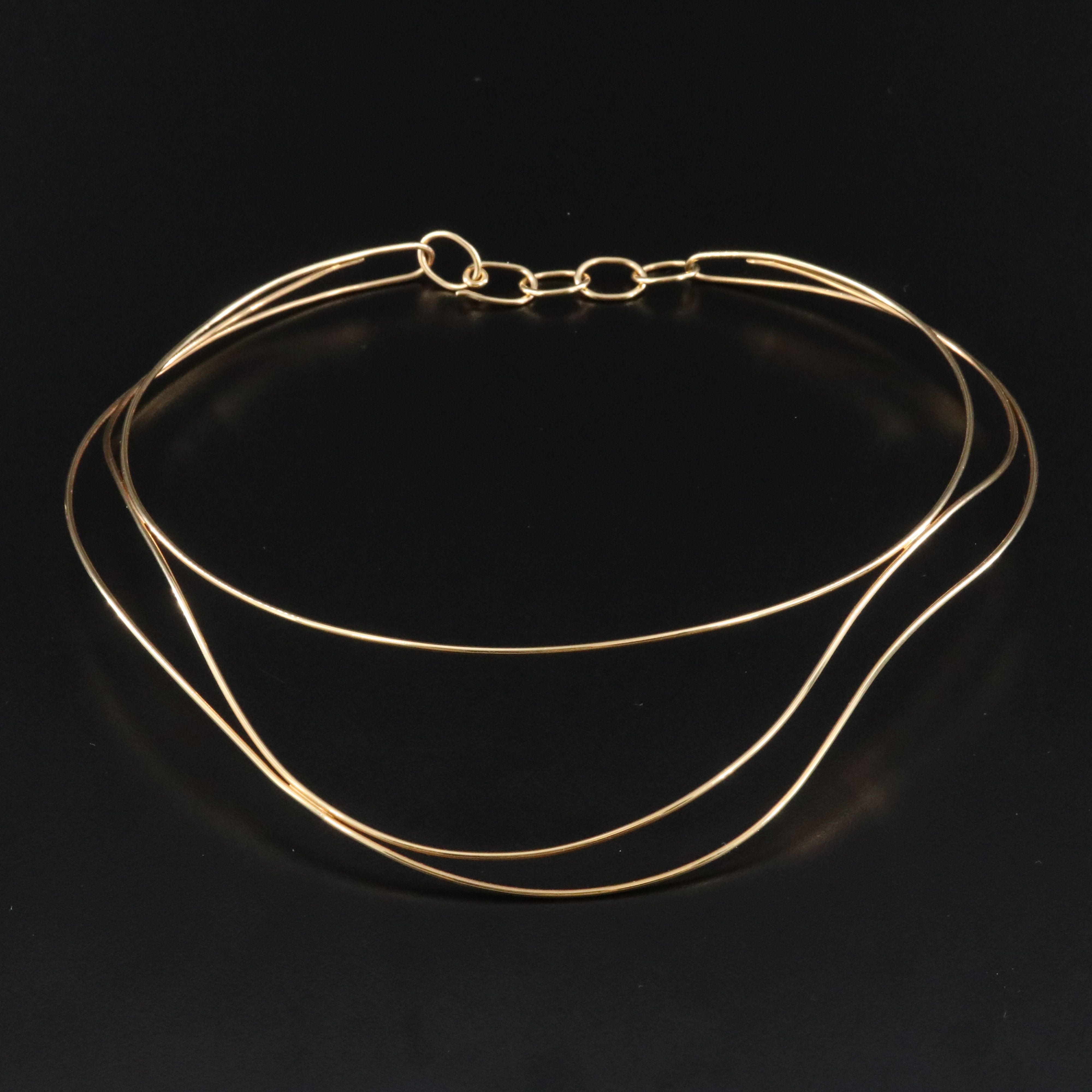 Elsa Peretti for Tiffany & Co. 18K Wave Necklace