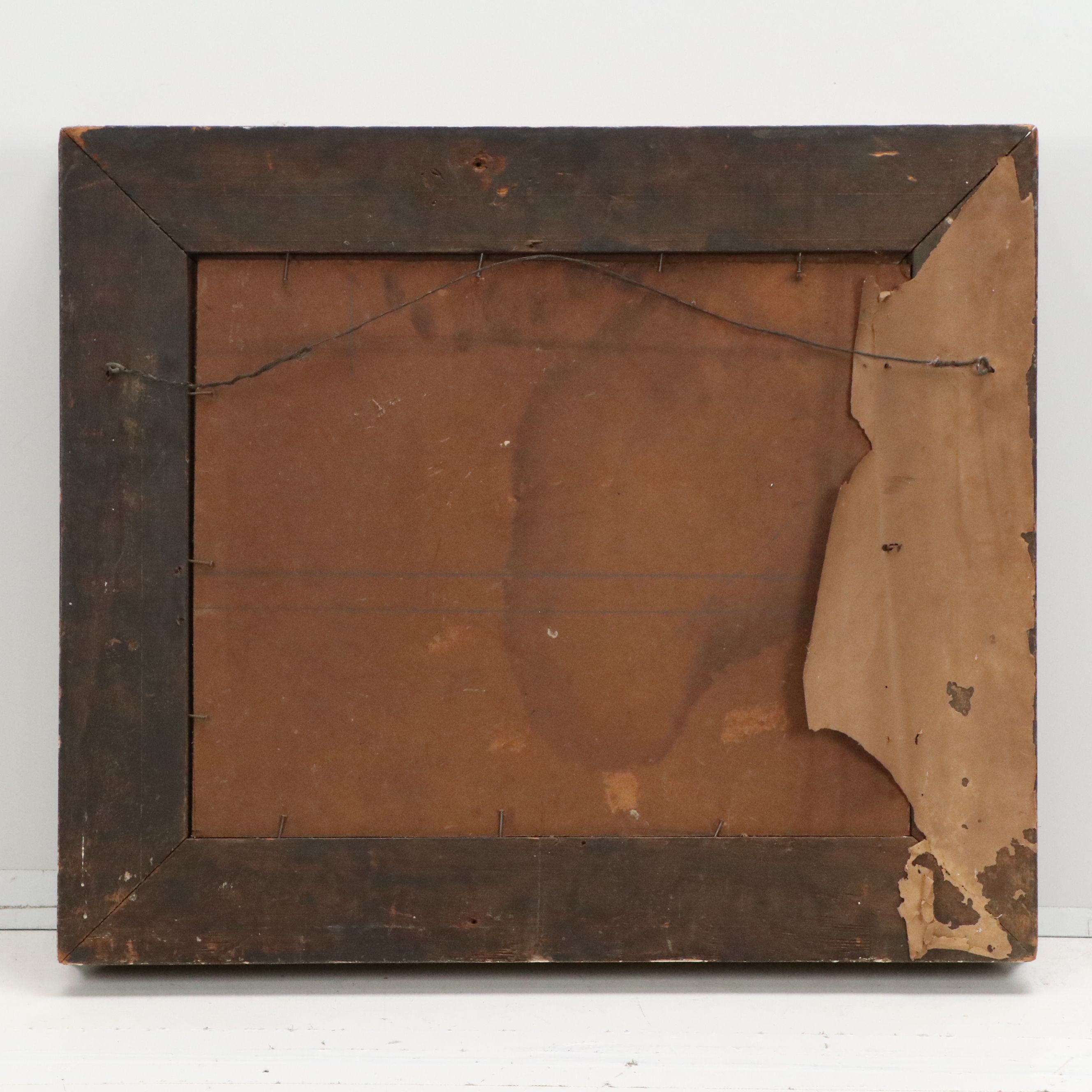 C. Huston Floral Oil Painting, Late 19th to Early 20th Century