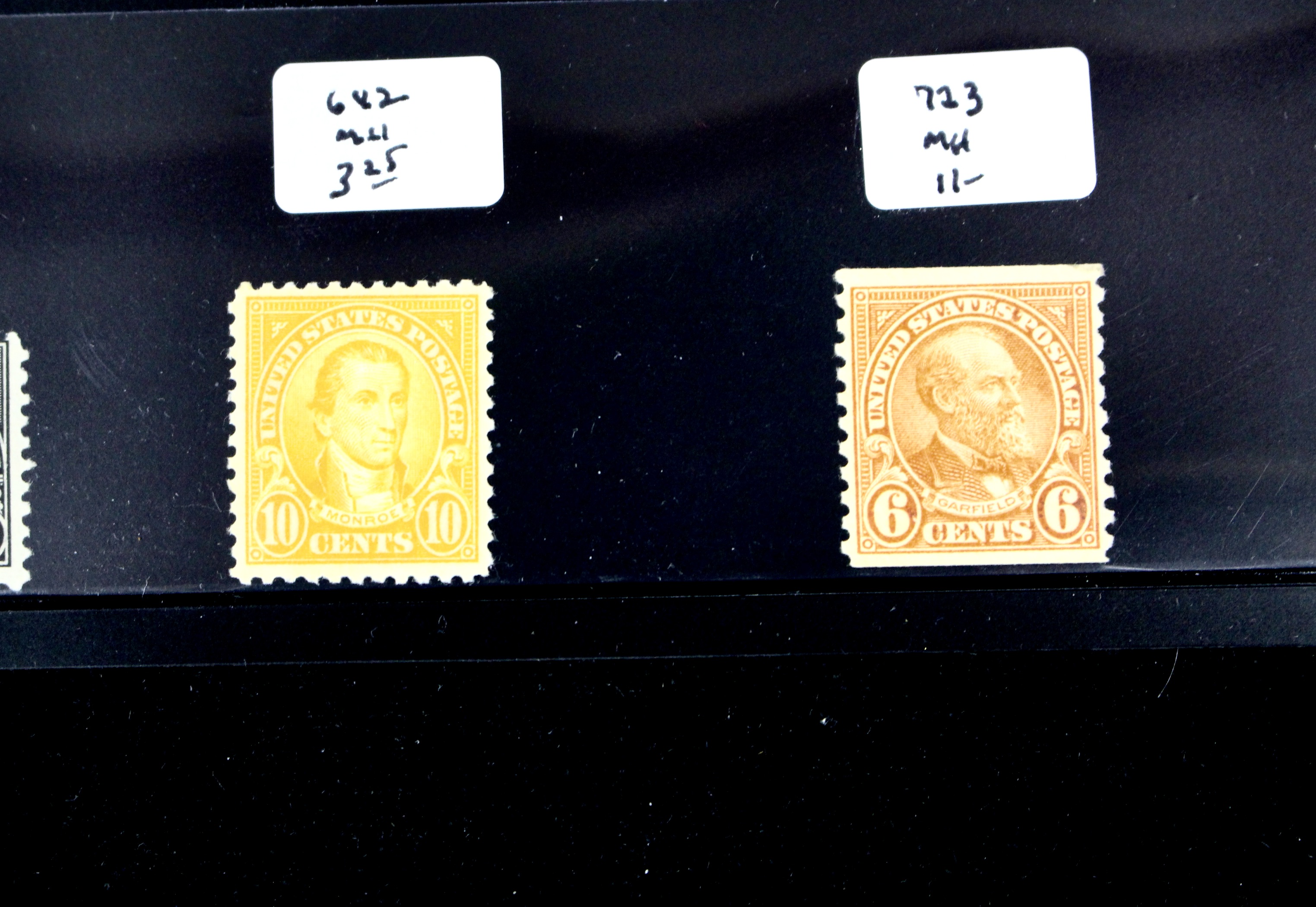 Twenty Early Mint Condition U.S. Postage Stamps, Scott 553 to 723