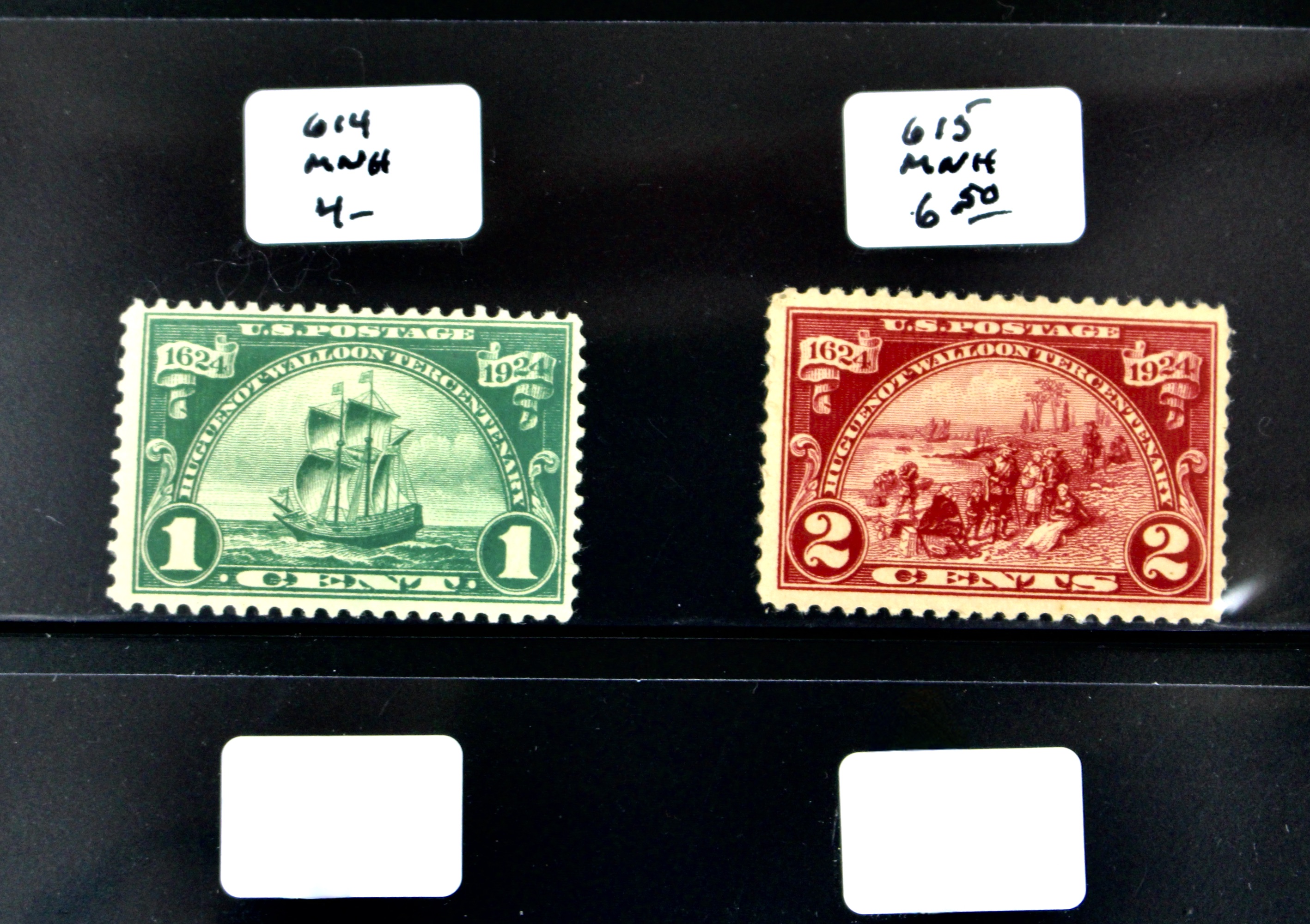 Twenty Early Mint Condition U.S. Postage Stamps, Scott 553 to 723