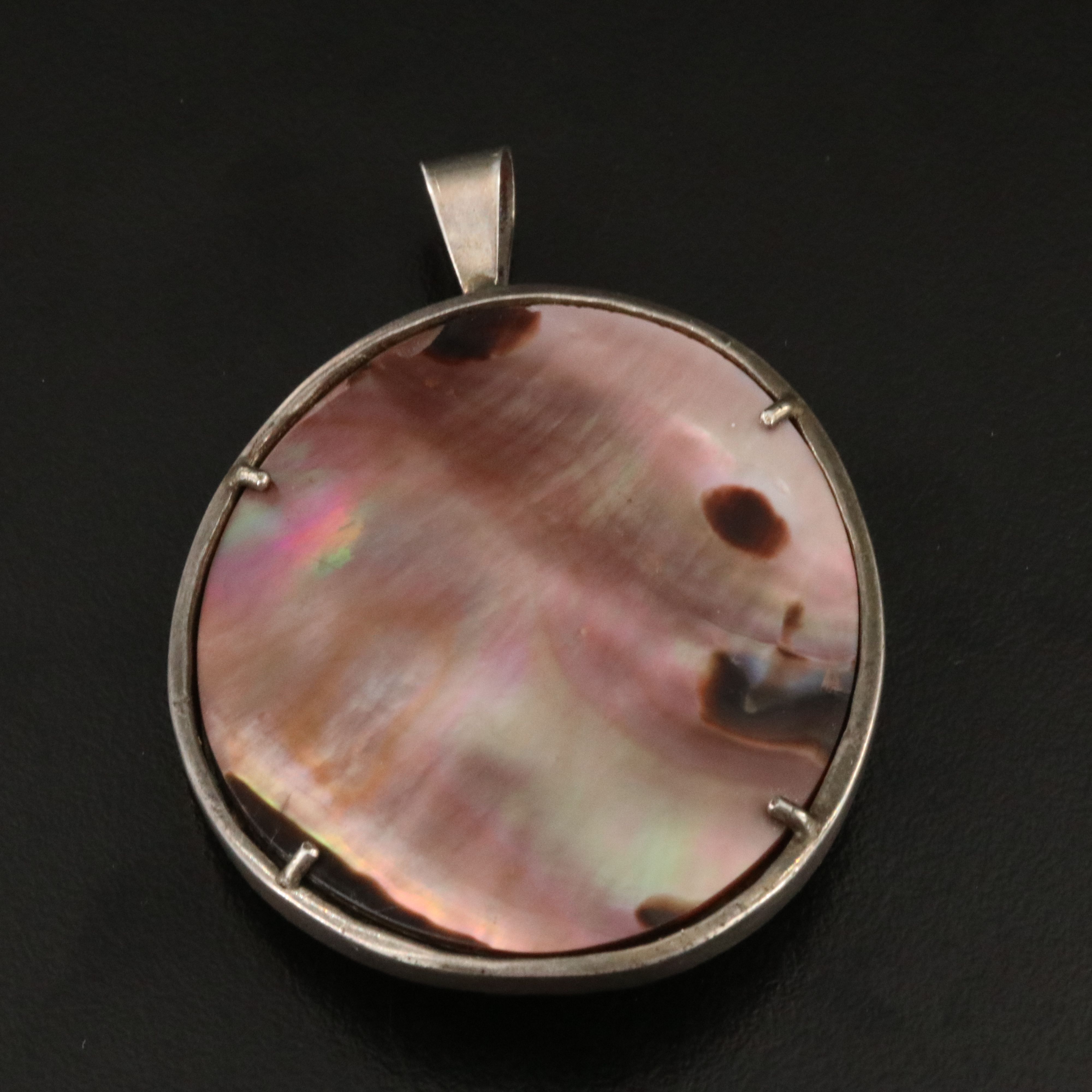 900 Silver Blister Pearl Pendant