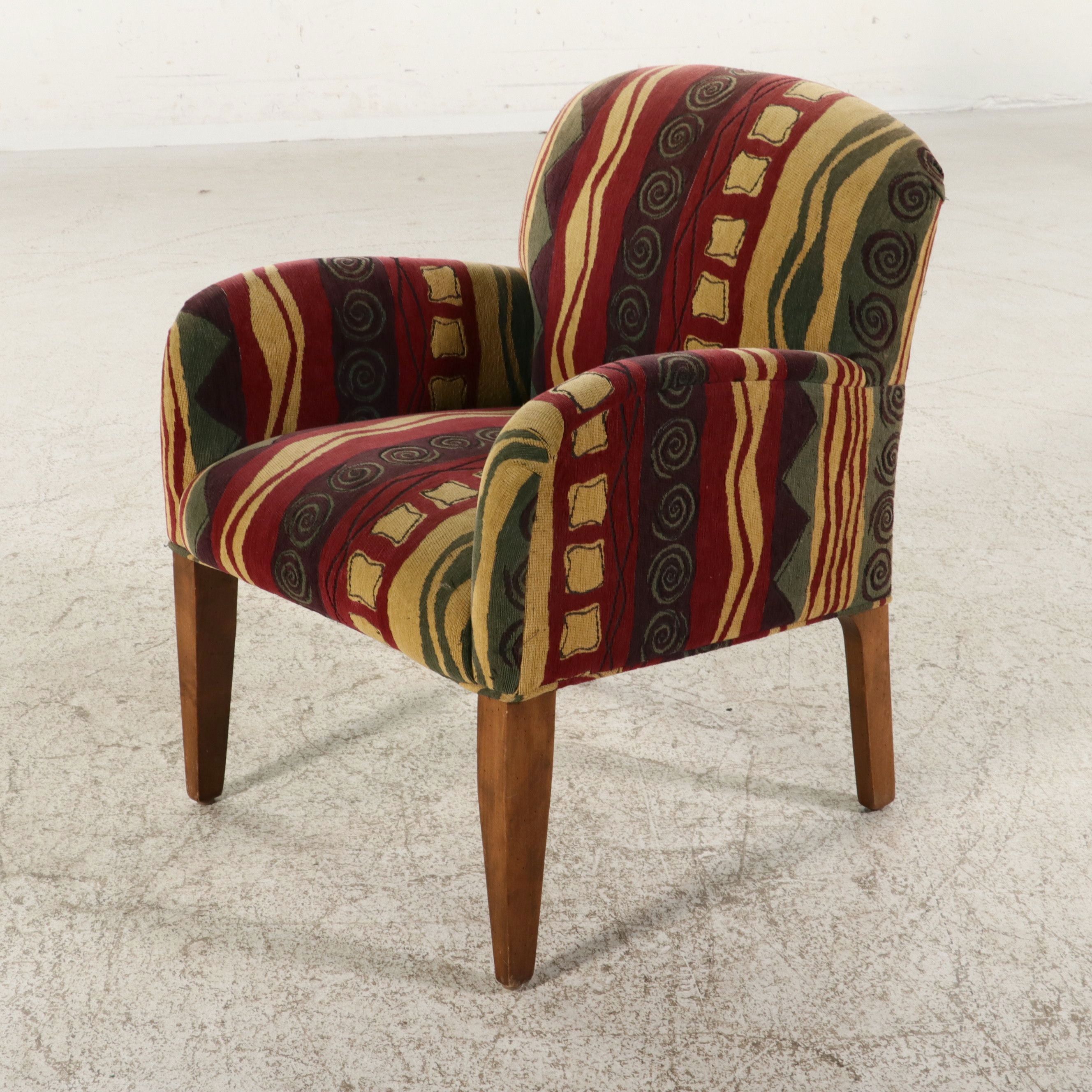 Contemporary Upholstered Armchair, Late 20th to Early 21st Century