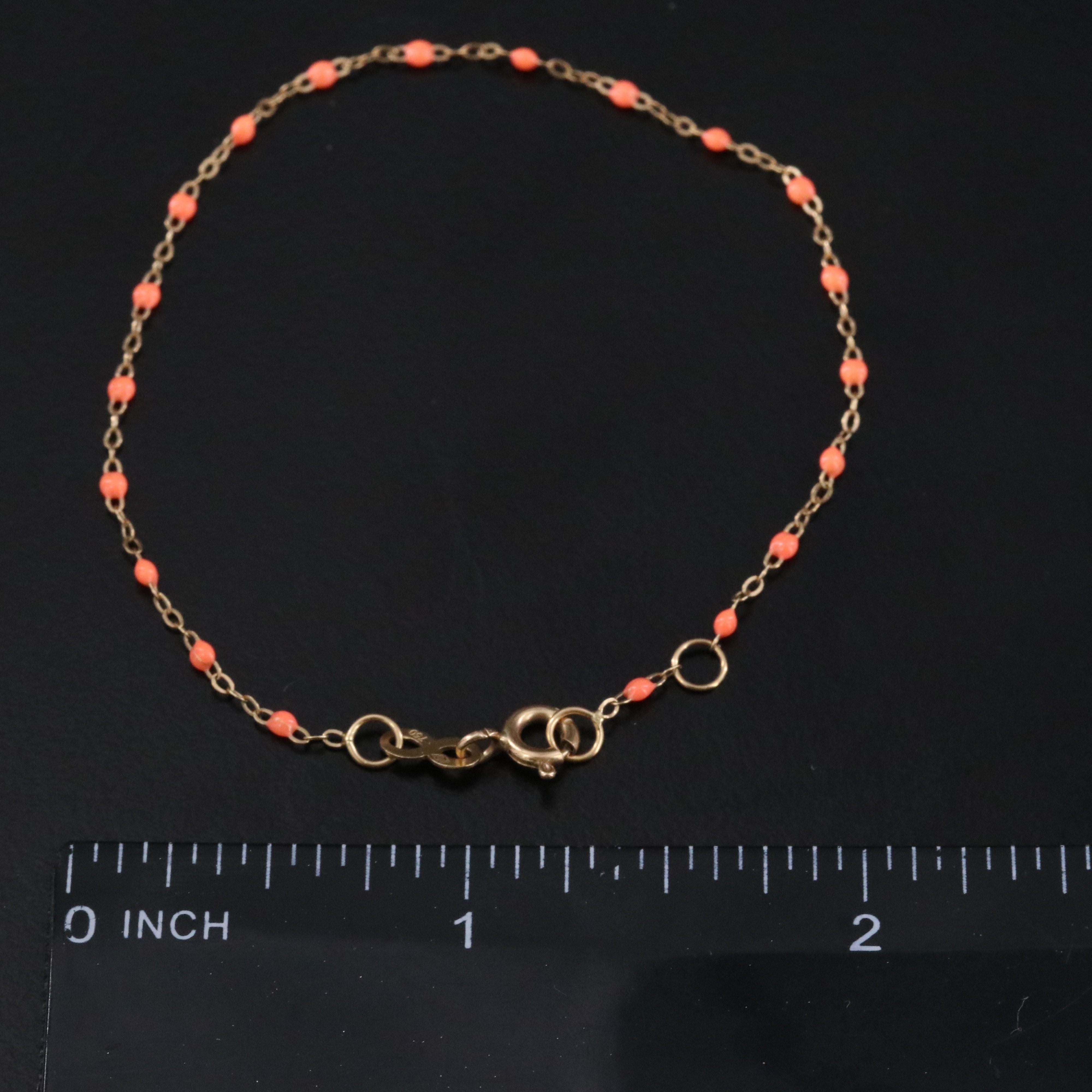 Gigi Clozeau Classic 18K Enamel Station Bracelet