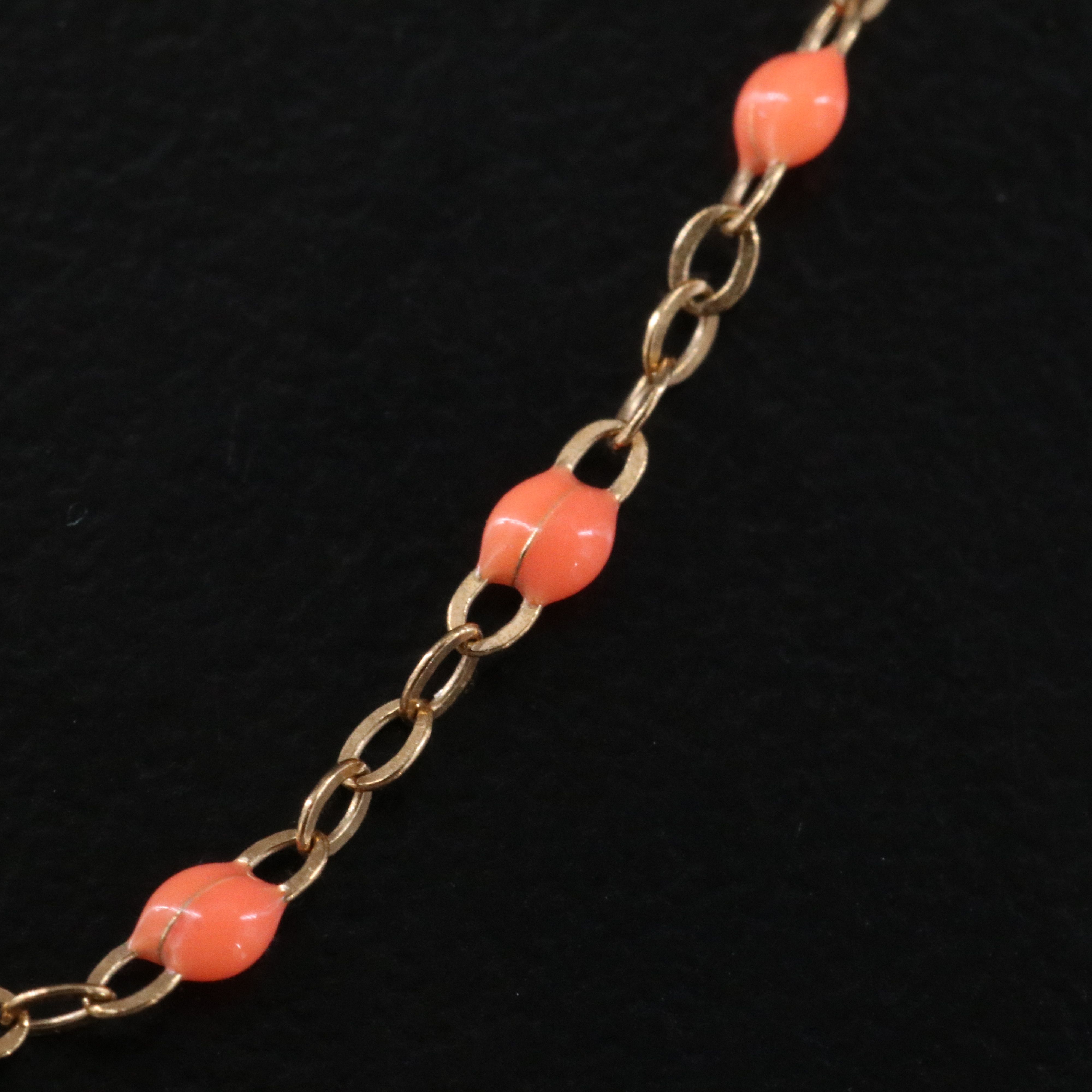 Gigi Clozeau Classic 18K Enamel Station Bracelet