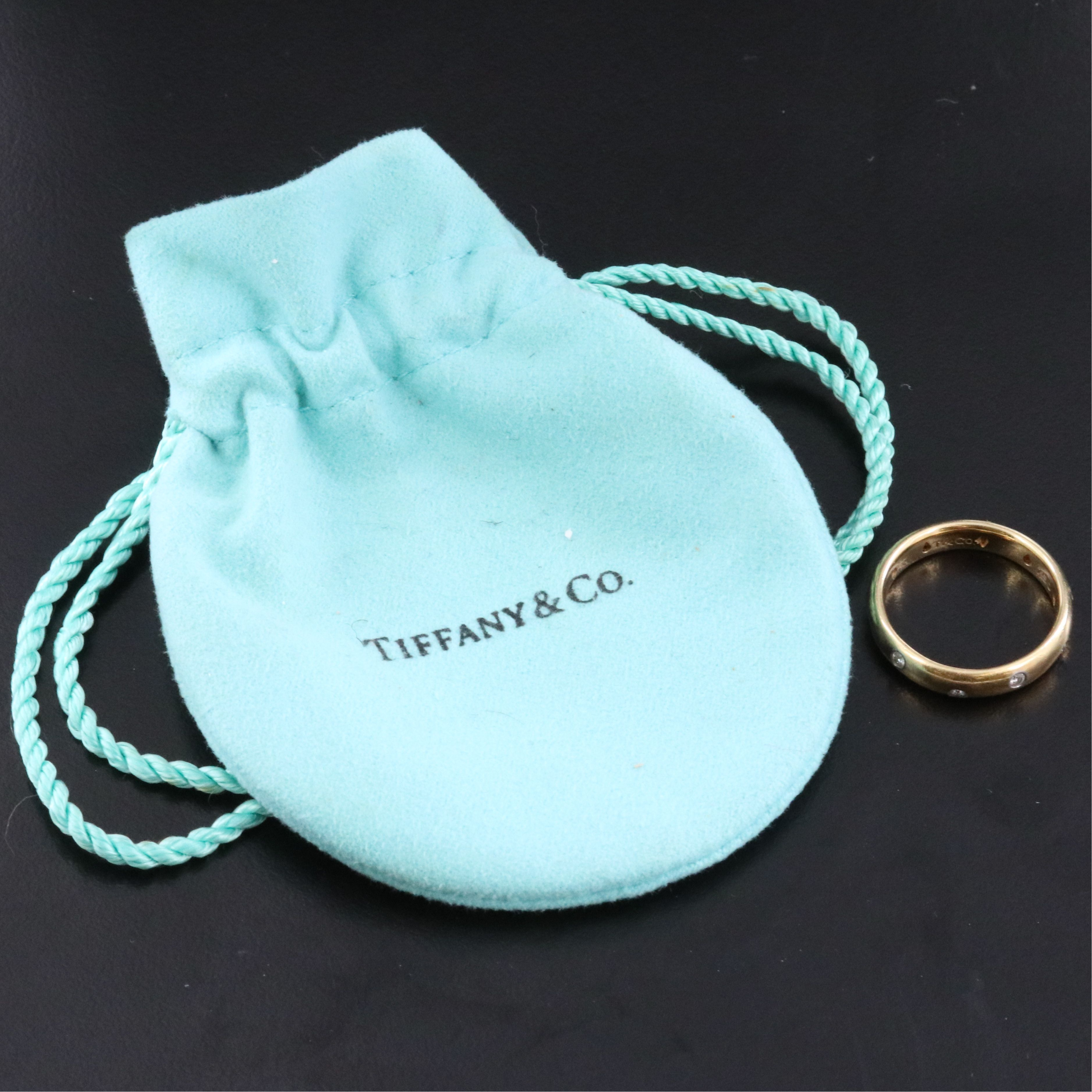 Tiffany & Co. Etoile 18K, Platinum and 0.30 CTW Diamond Ring