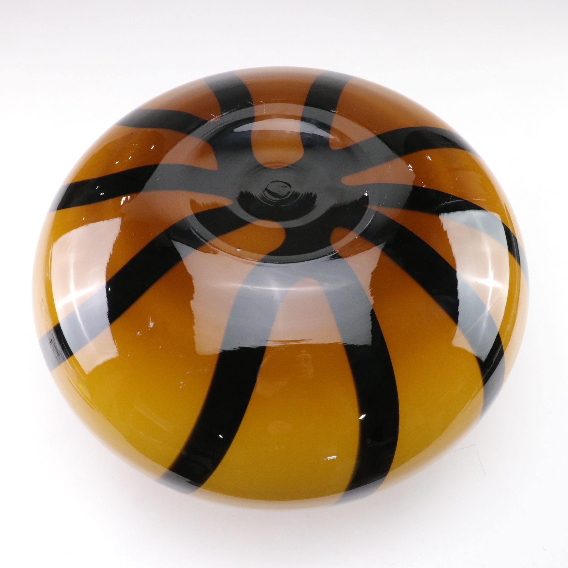 Murano Blown Glass Swirl Vase