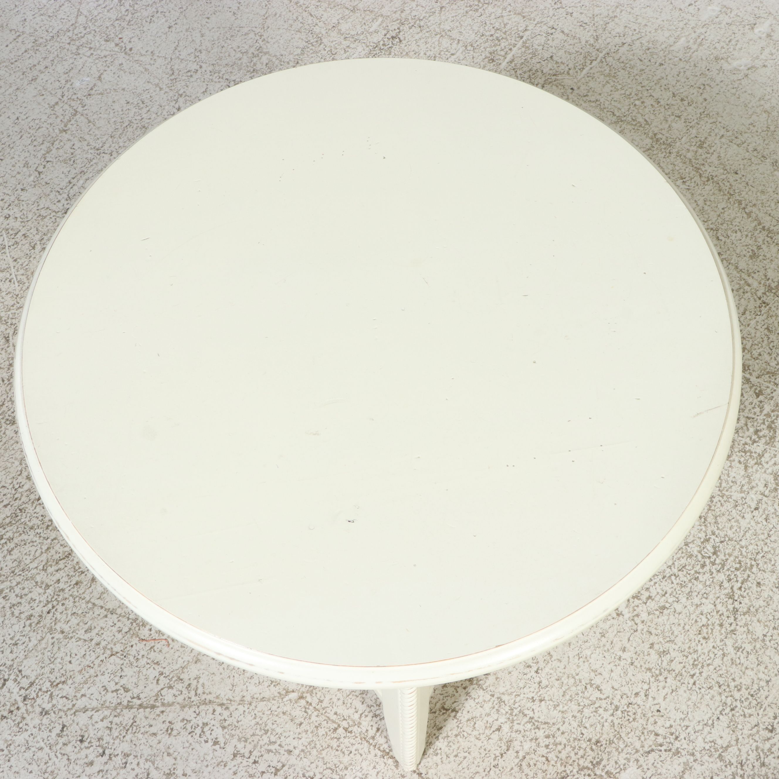 Lexington Cream Painted Side Table, 21st Century