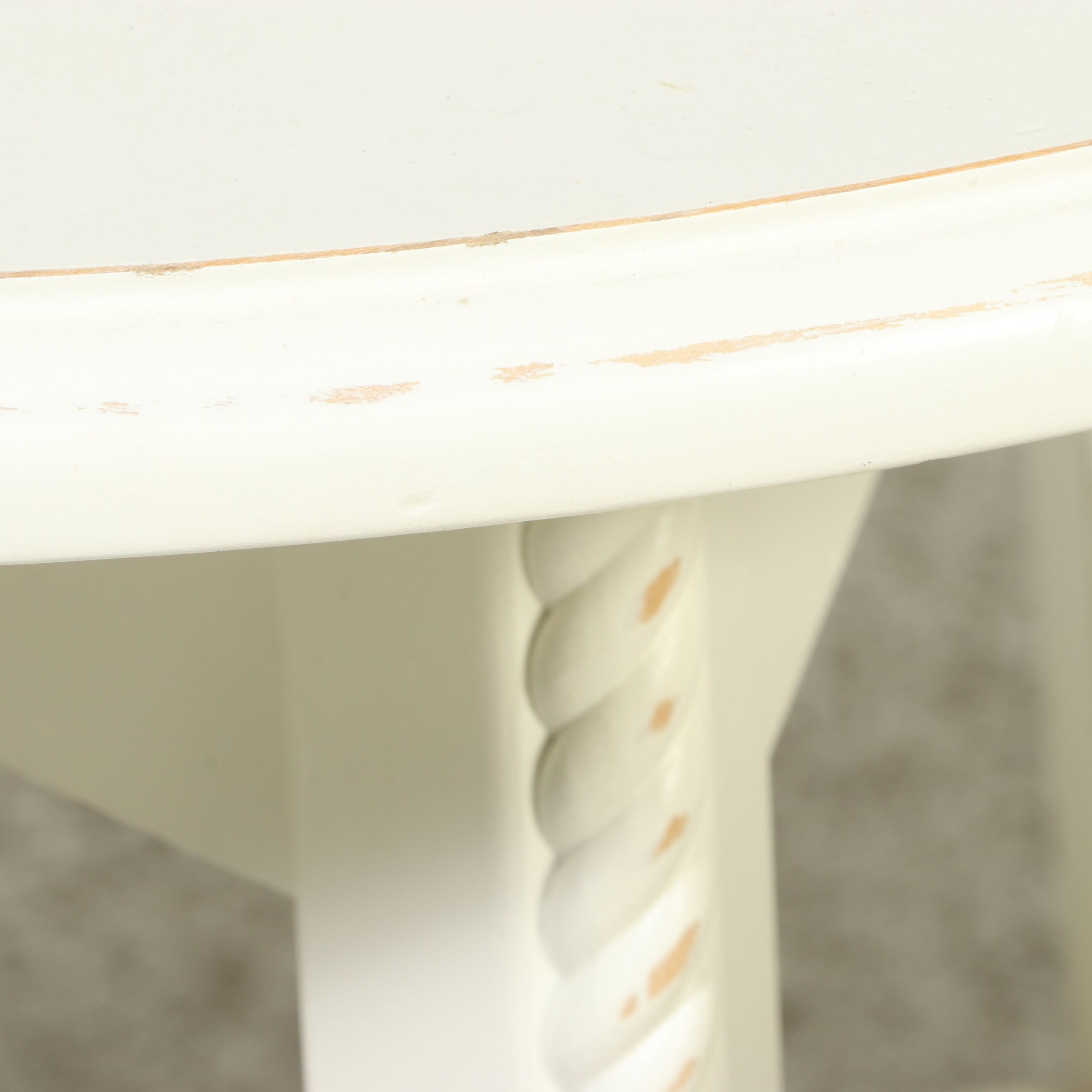 Lexington Cream Painted Side Table, 21st Century