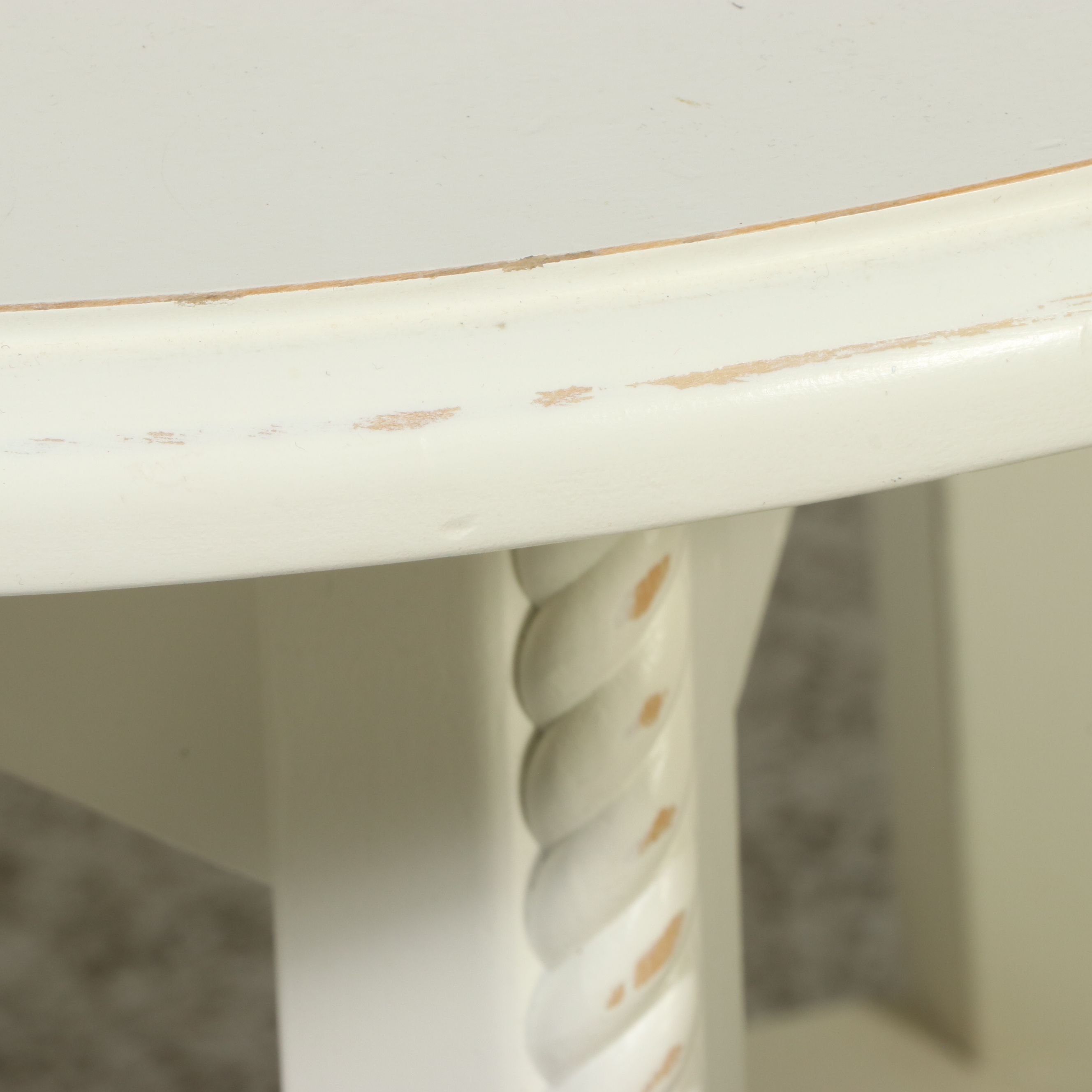 Lexington Cream Painted Side Table, 21st Century