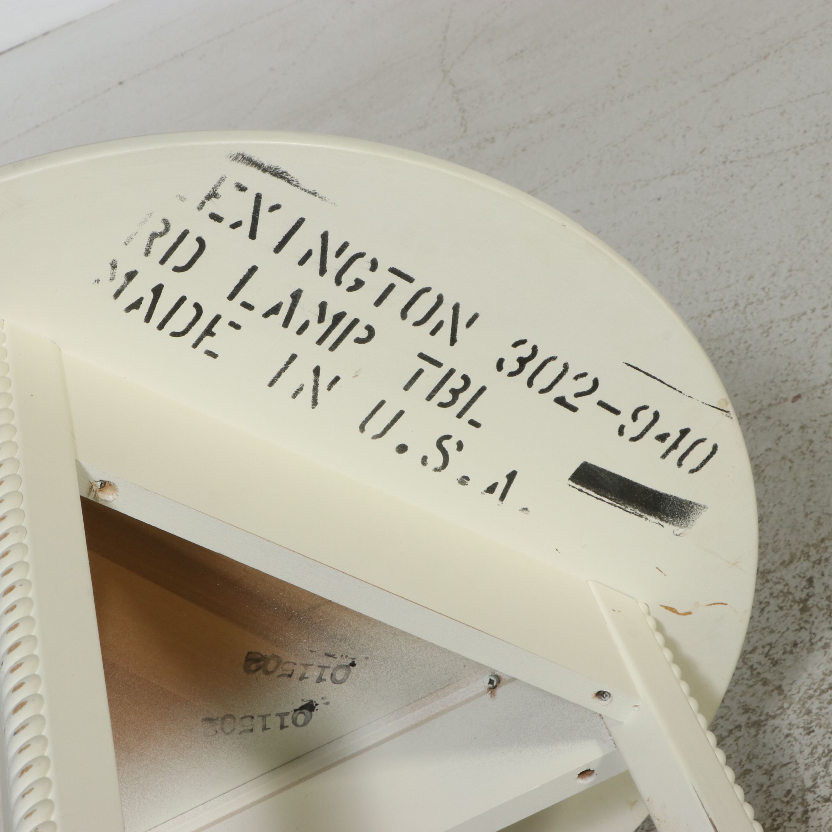 Lexington Cream Painted Side Table, 21st Century