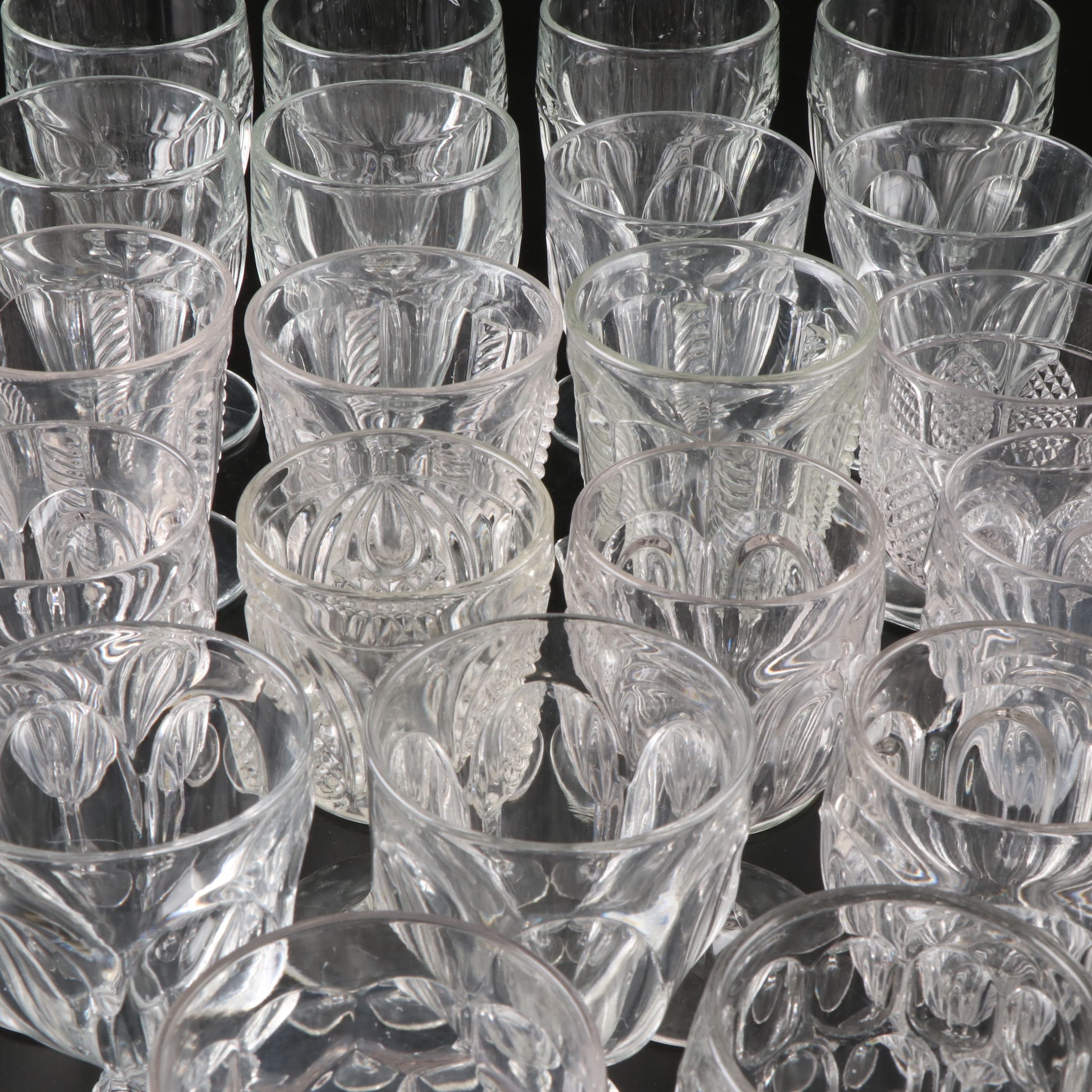Libbey "Gibraltar Clear" and Other Glass Water Goblets
