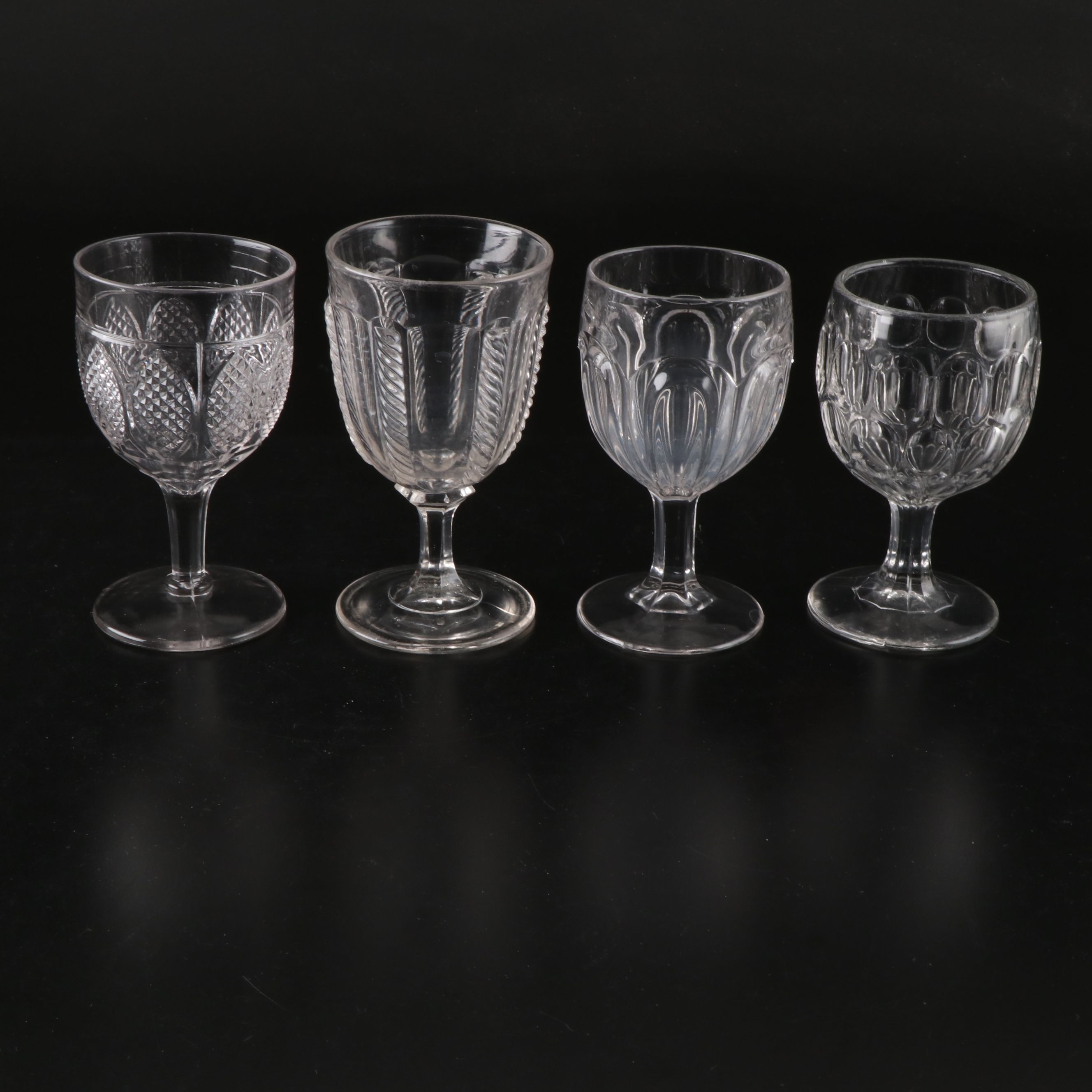Libbey "Gibraltar Clear" and Other Glass Water Goblets