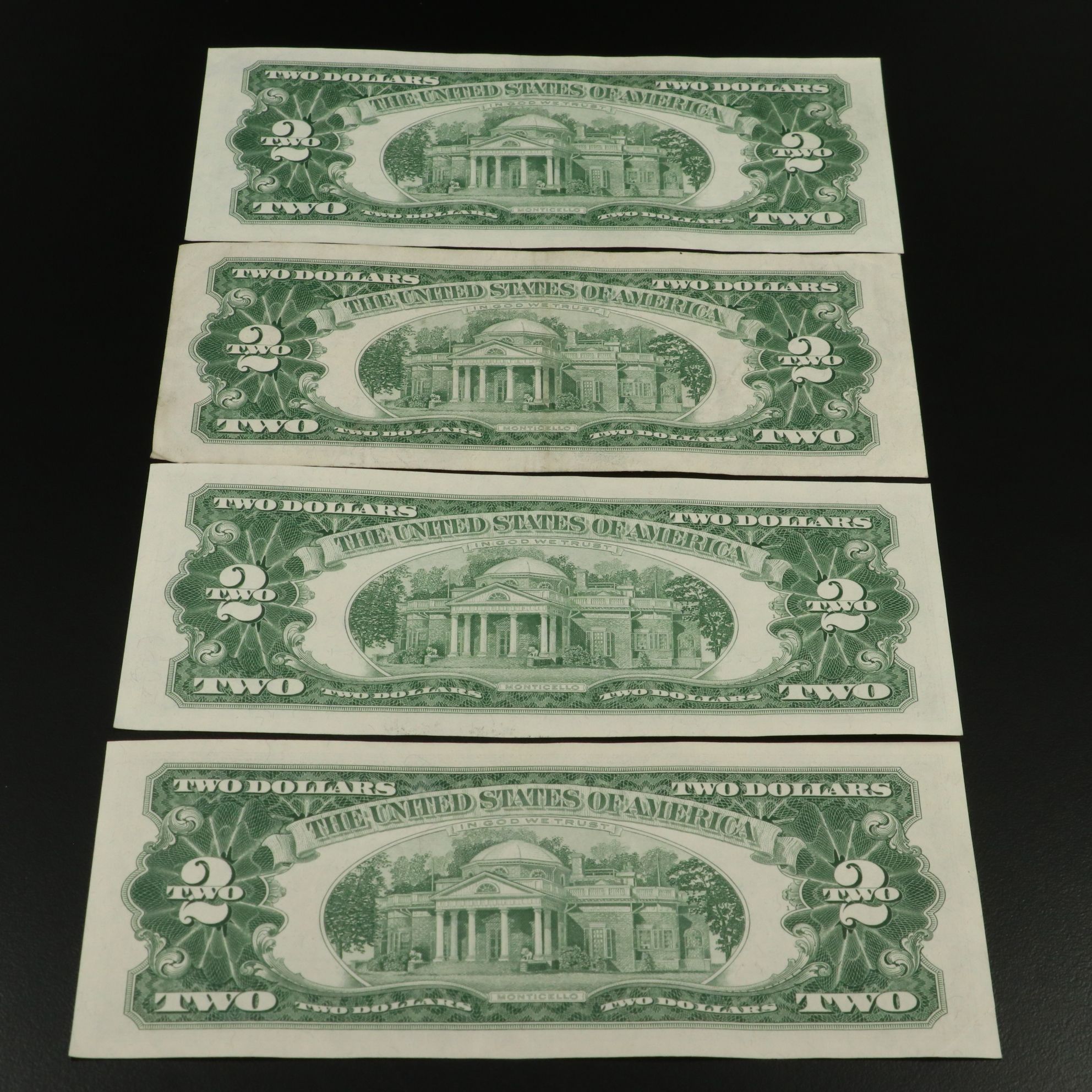 Forty-Nine $2 Red Seal United States Notes, Series 1963