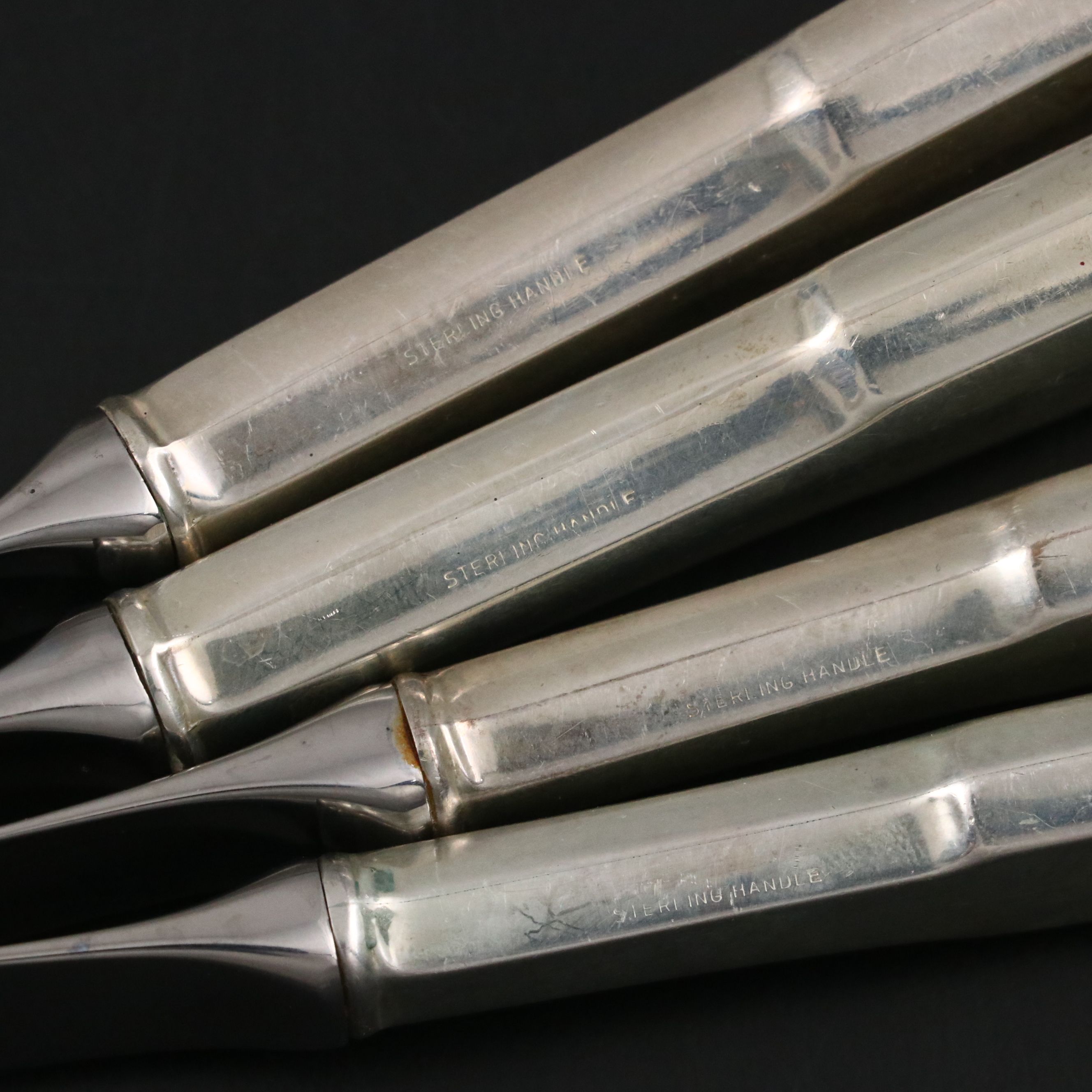 International "1810" Monogrammed Sterling Silver Flatware