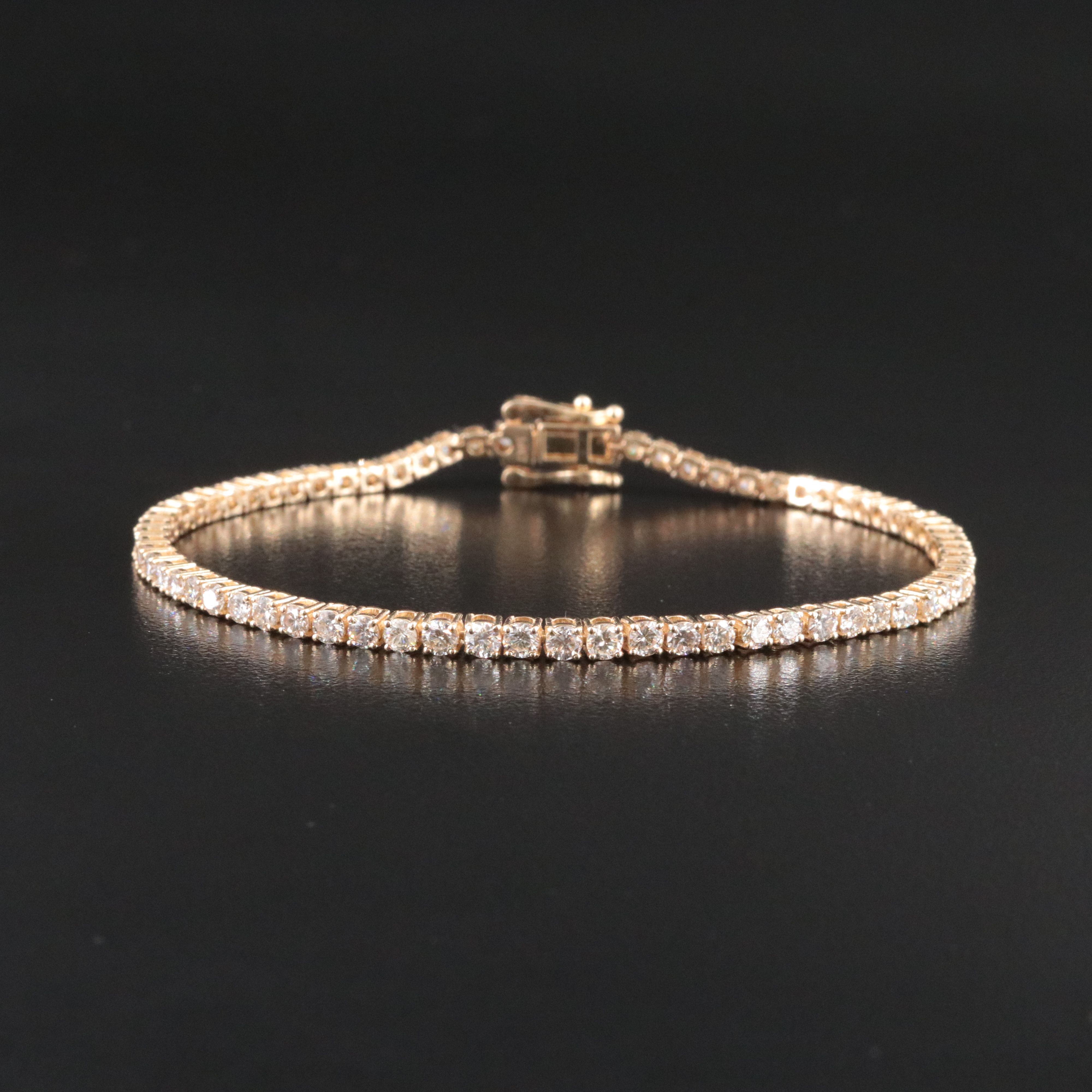 14K 3.71 CTW Diamond Line Bracelet