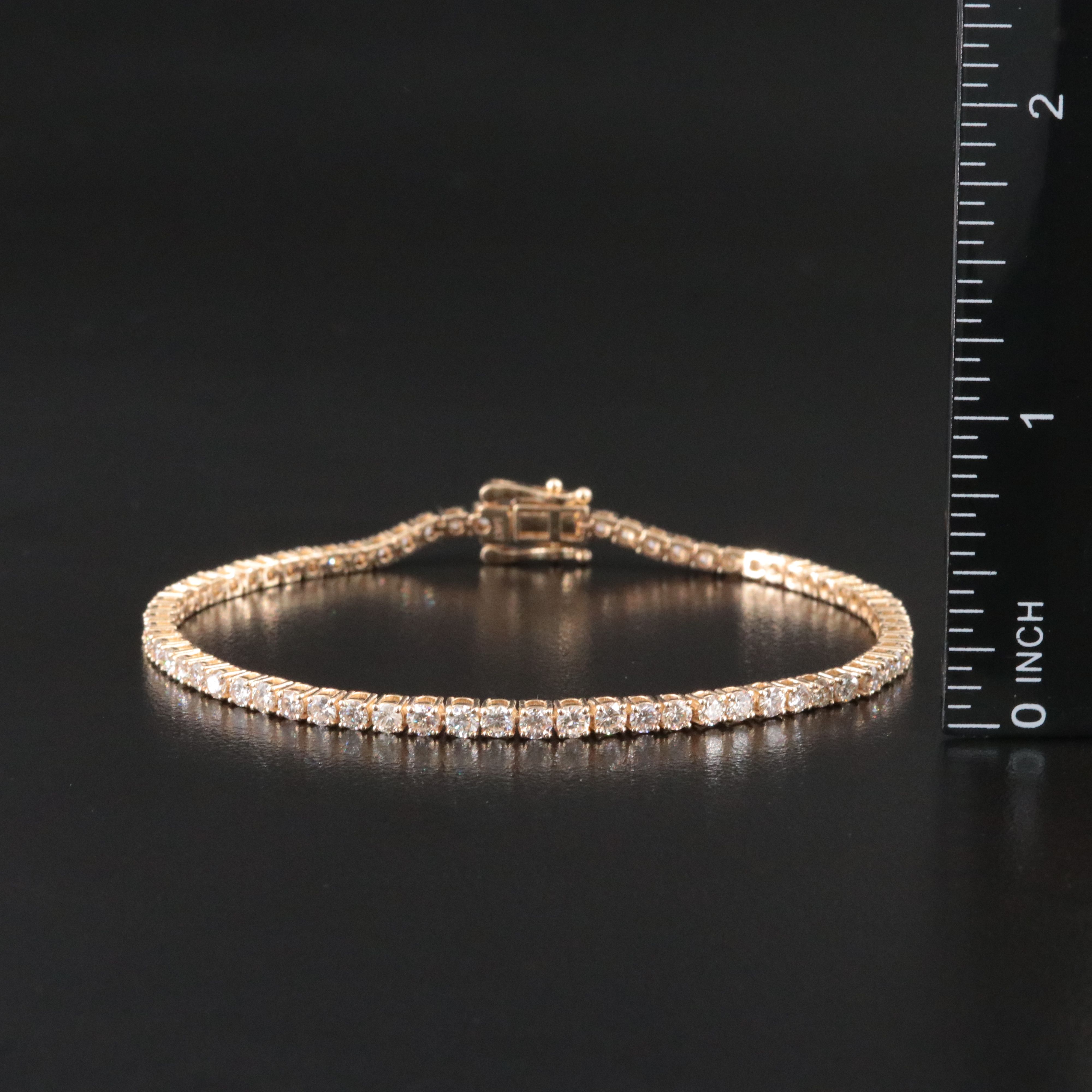 14K 3.71 CTW Diamond Line Bracelet
