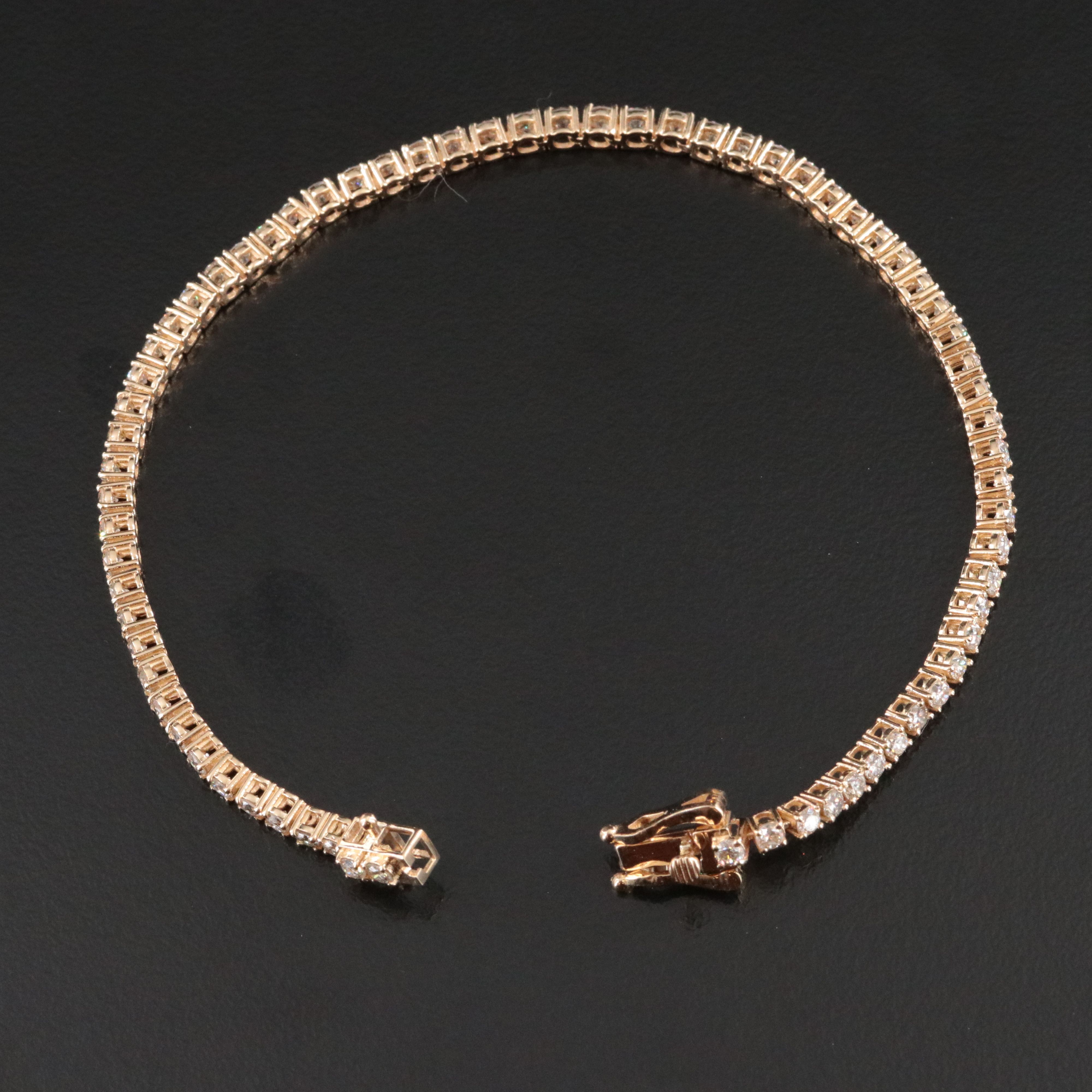 14K 3.71 CTW Diamond Line Bracelet