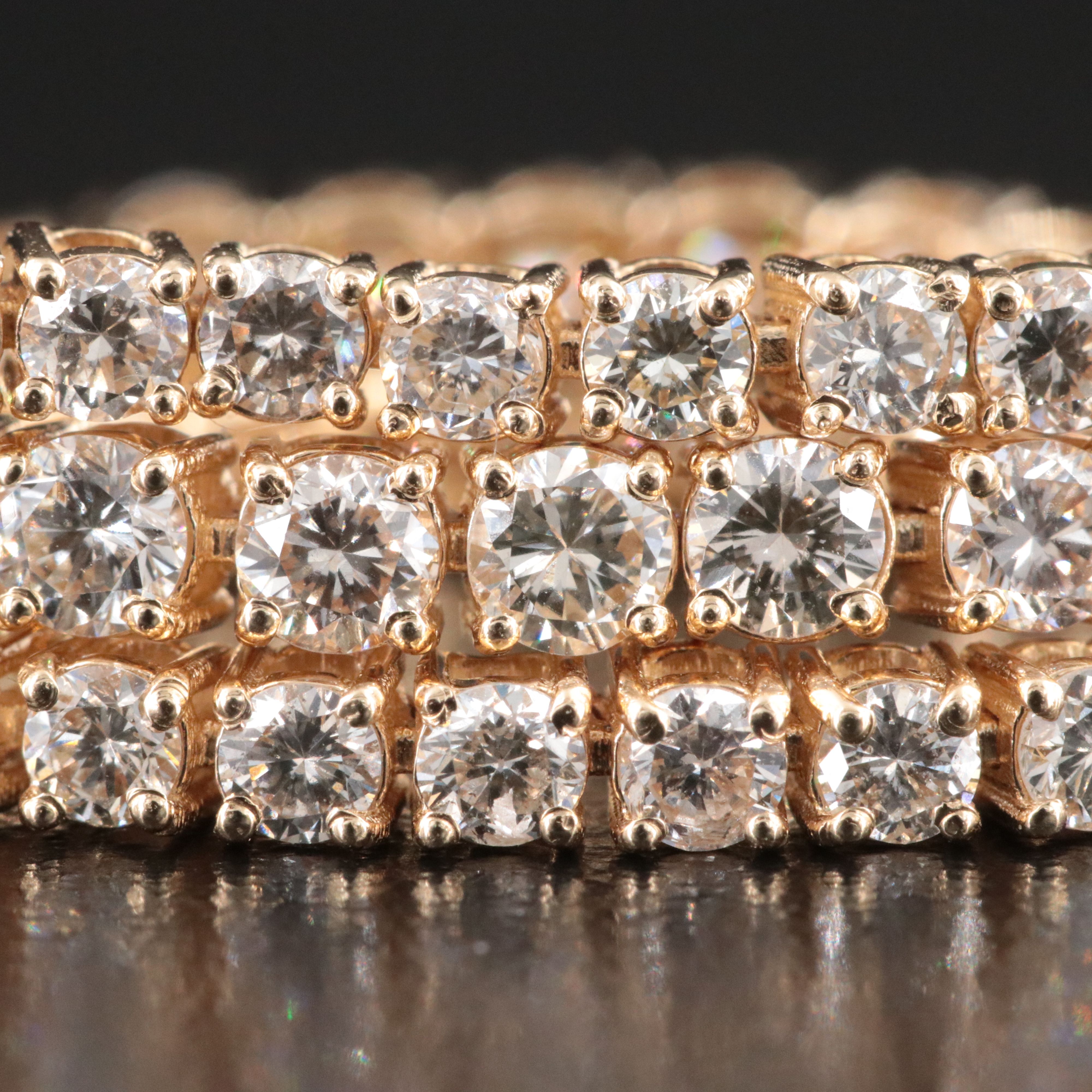 14K 3.71 CTW Diamond Line Bracelet