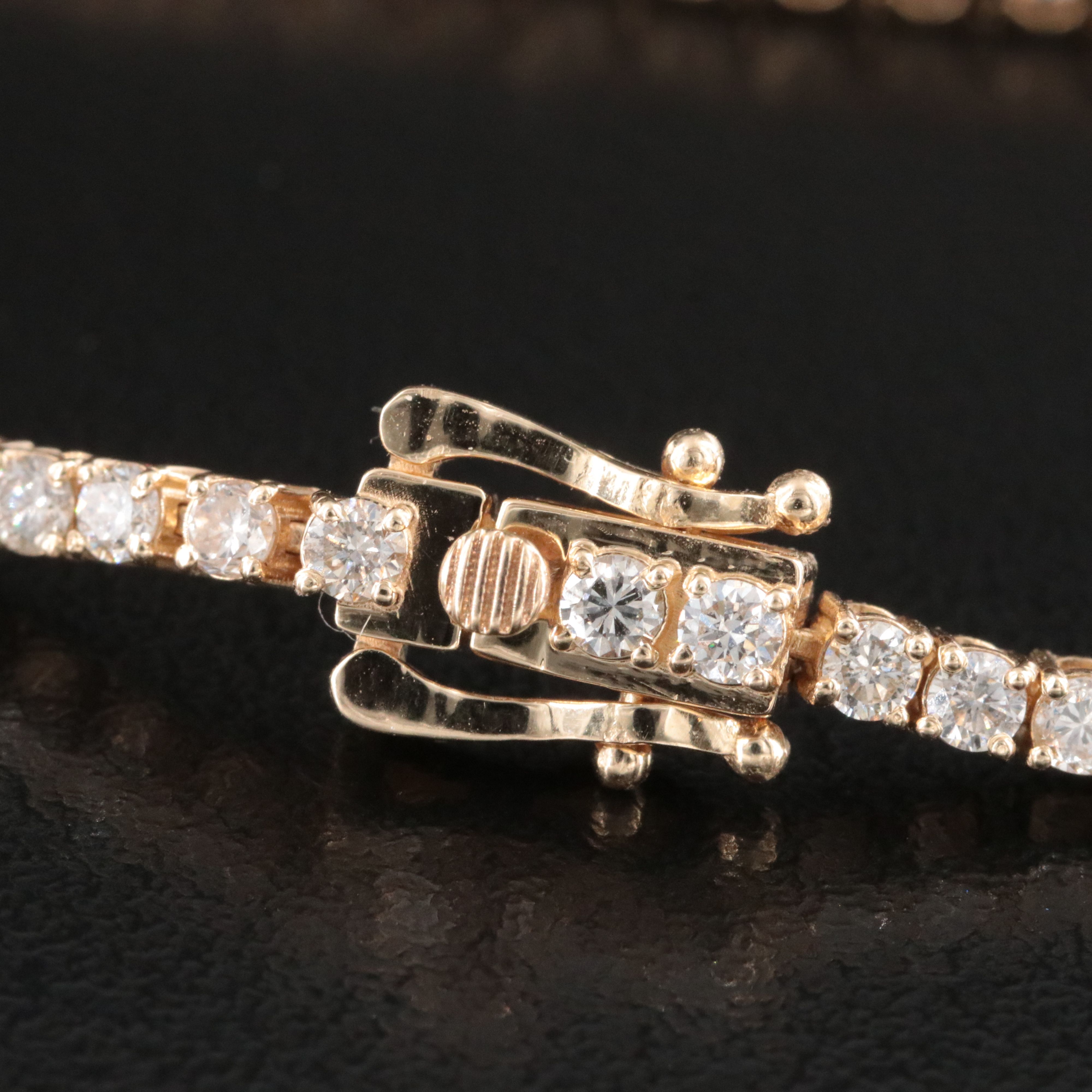 14K 3.71 CTW Diamond Line Bracelet