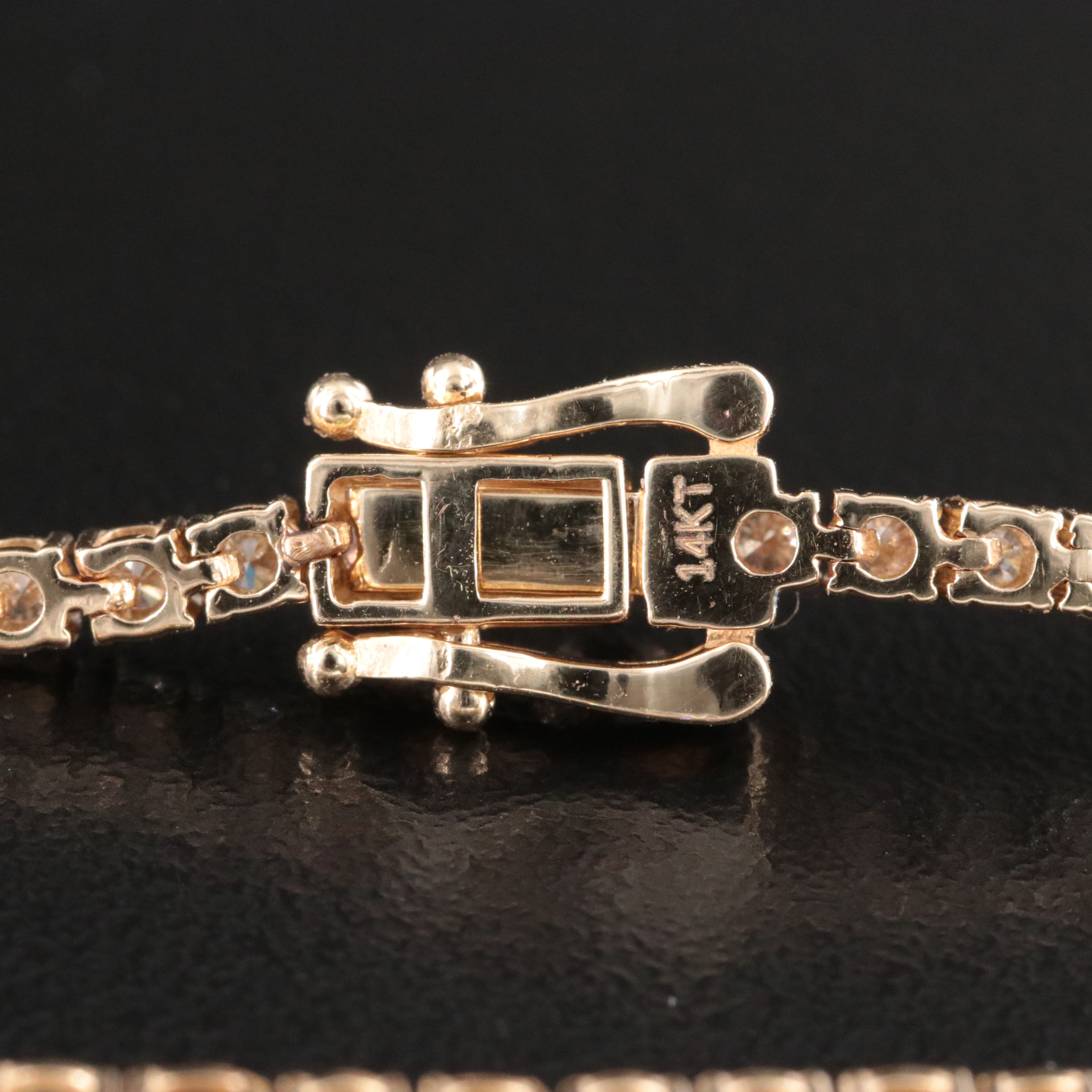14K 3.71 CTW Diamond Line Bracelet