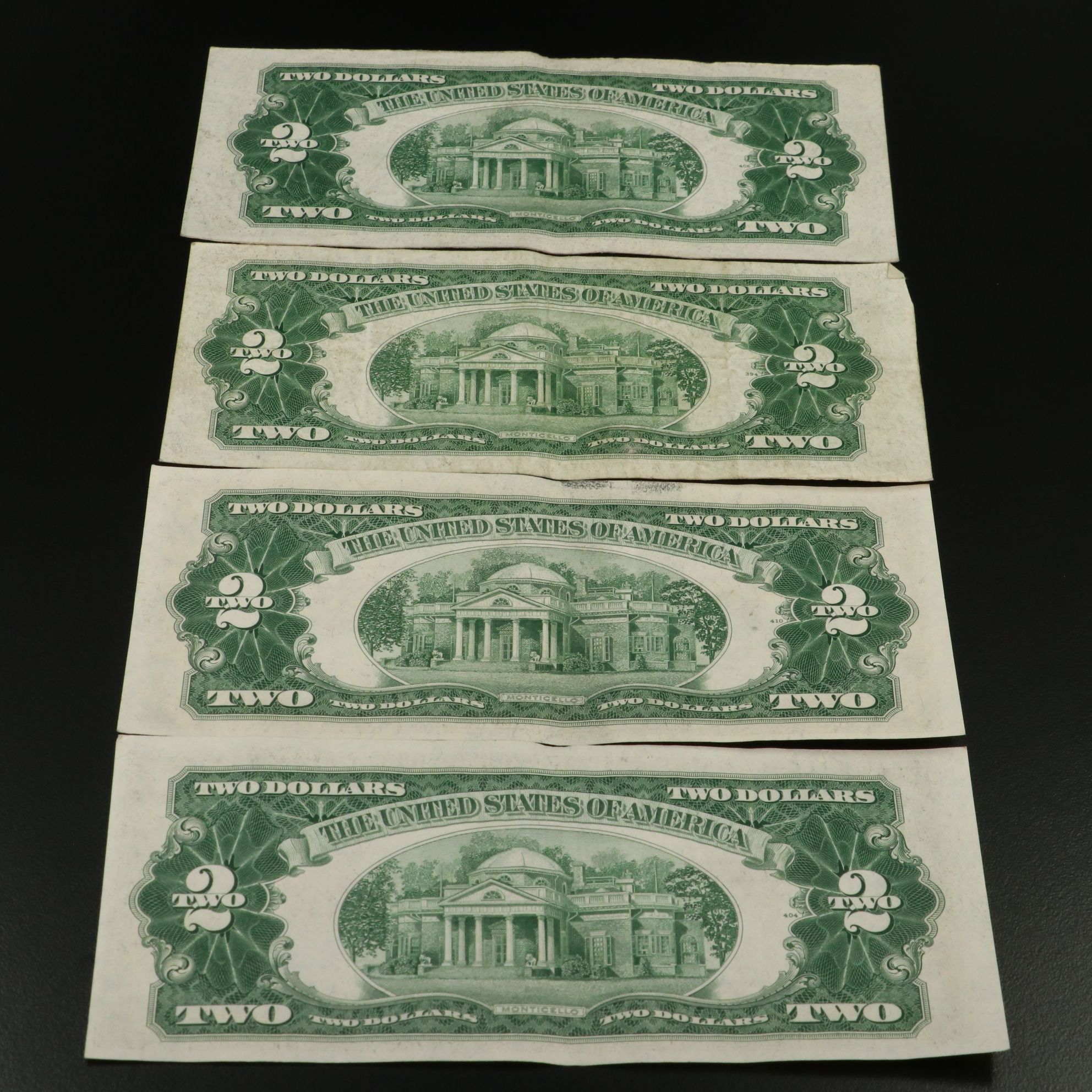 Fifty-Two $2 Red Seal United States Notes, 1953 and 1963