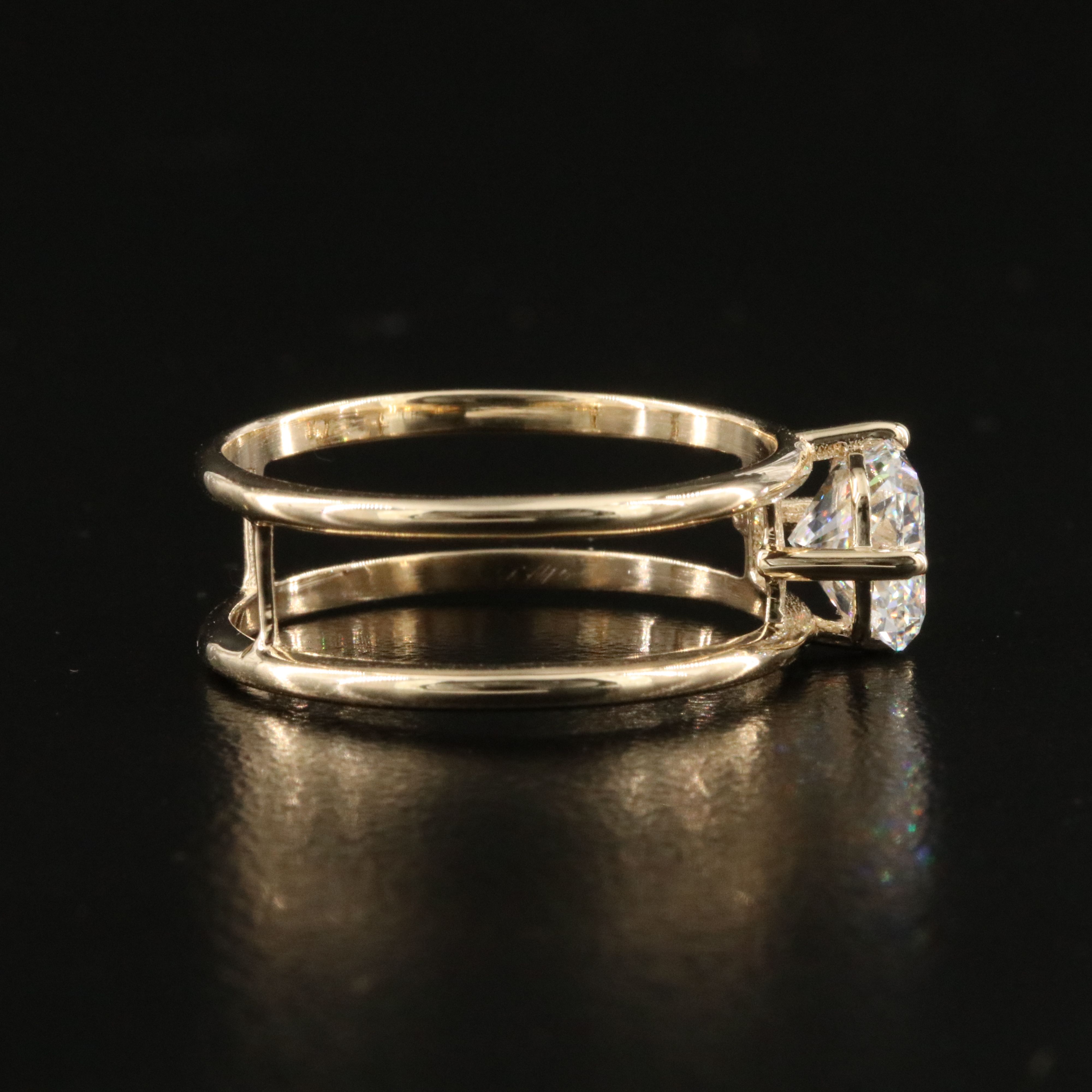 14K 2.09 CT Lab Grown Diamond Ring with IGI Report