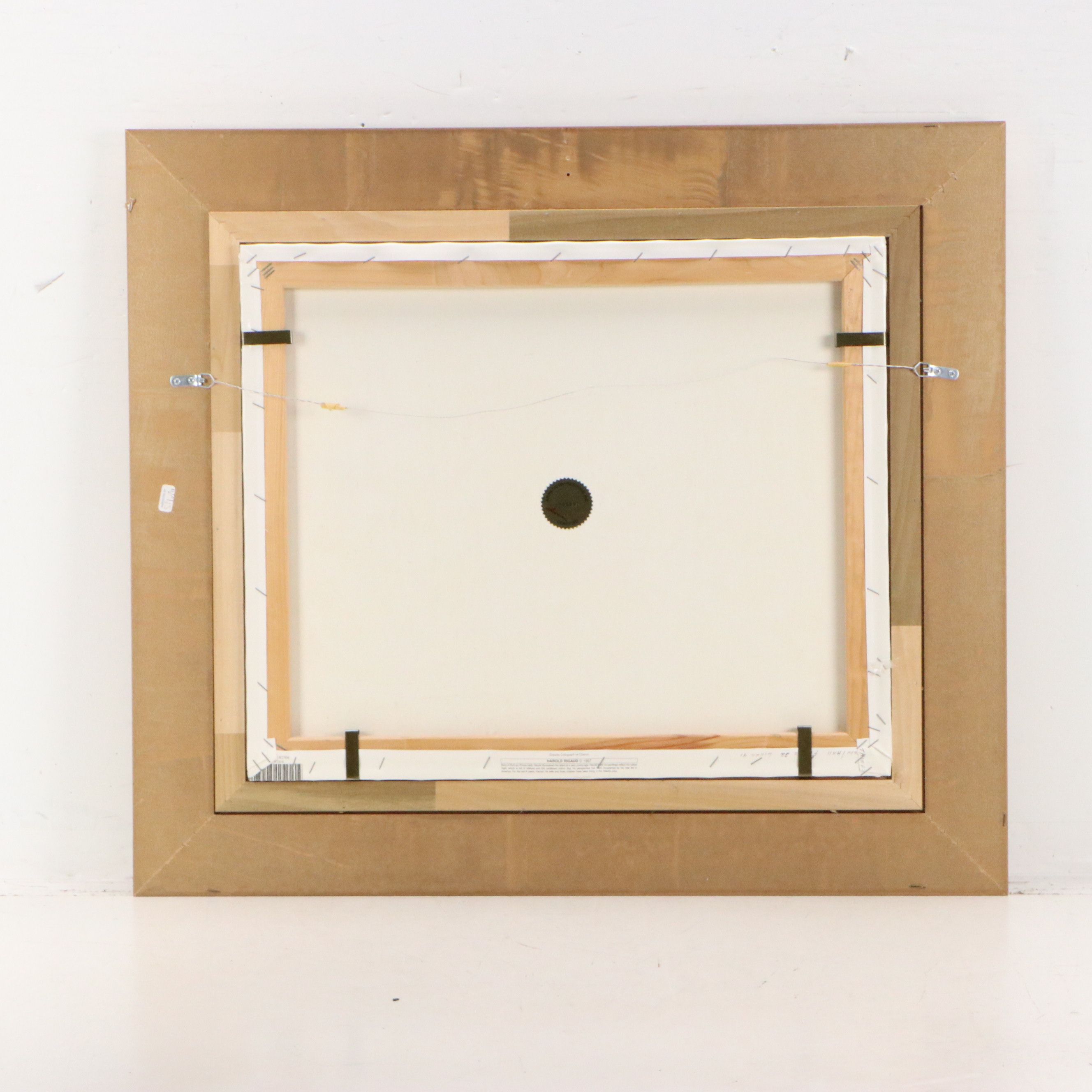 Offset Lithograph After Harold Rigaud of Village Scene