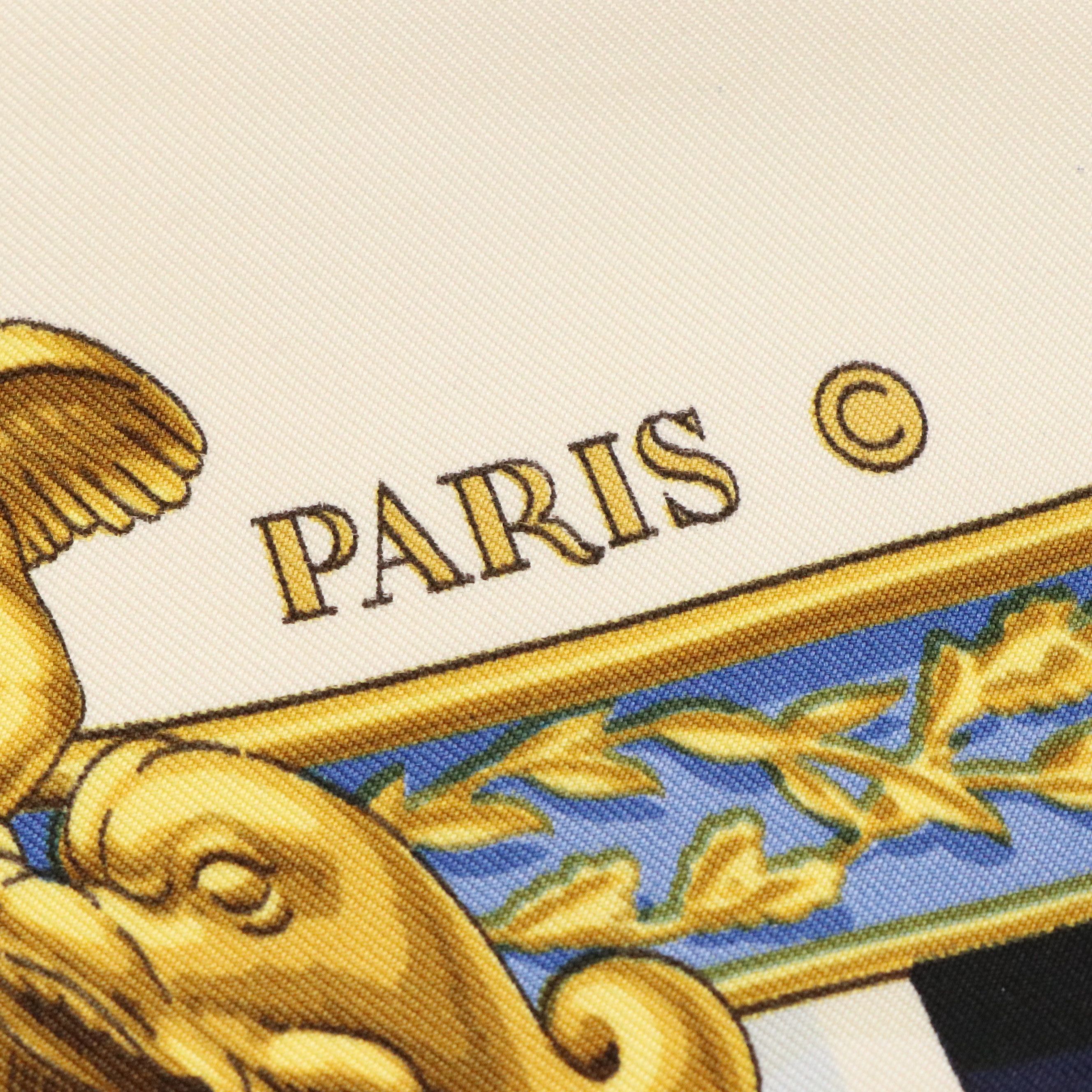 Hermès "Soirée de Gala" Scarf 90 in Silk Twill