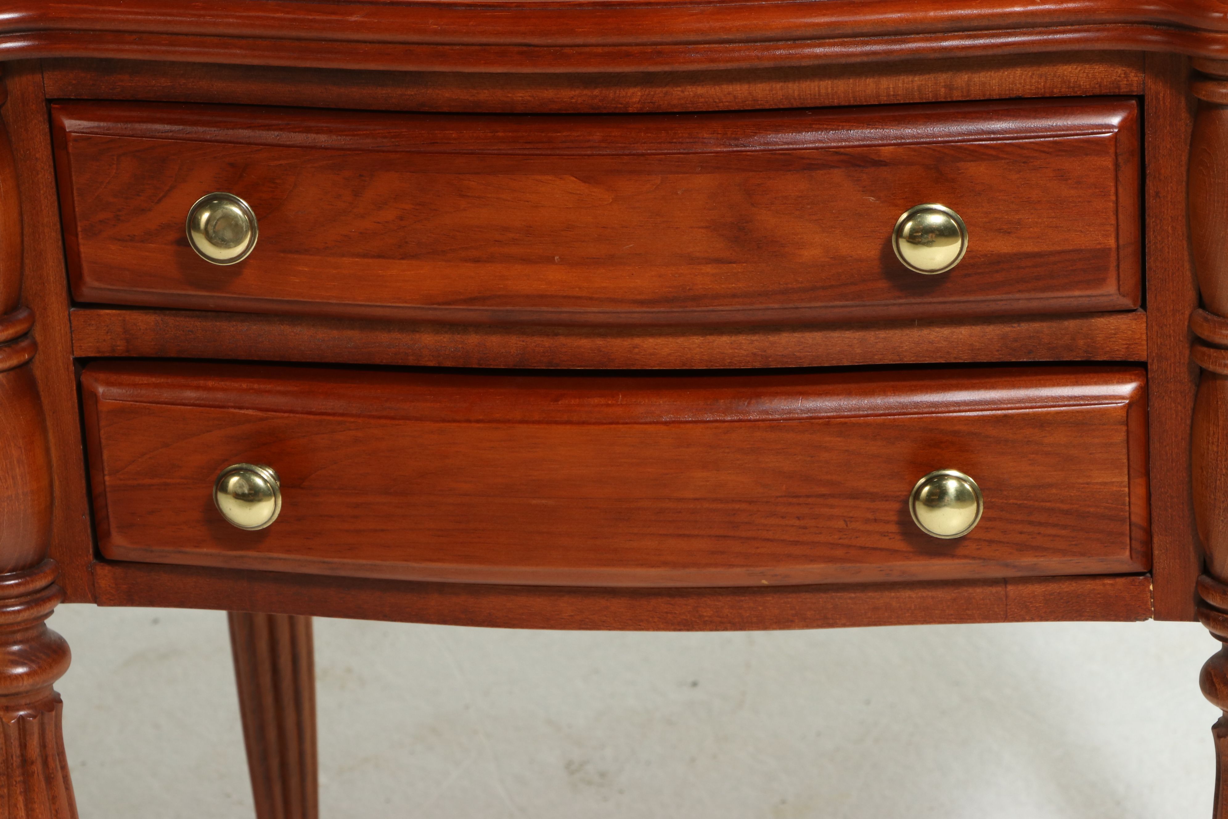 Lexington Sheraton Style Cherry Two-Drawer Nightstand