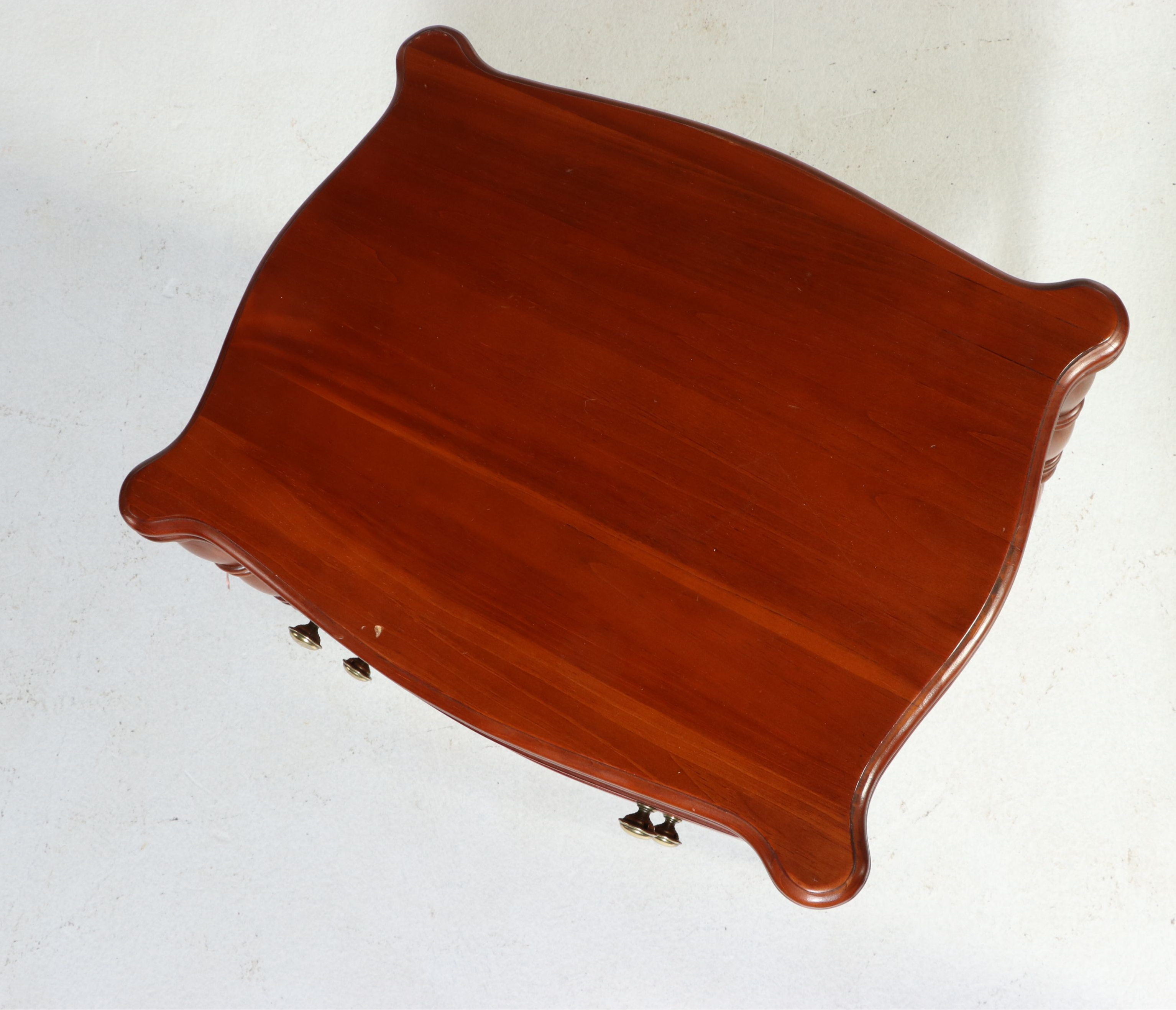 Lexington Sheraton Style Cherry Two-Drawer Nightstand